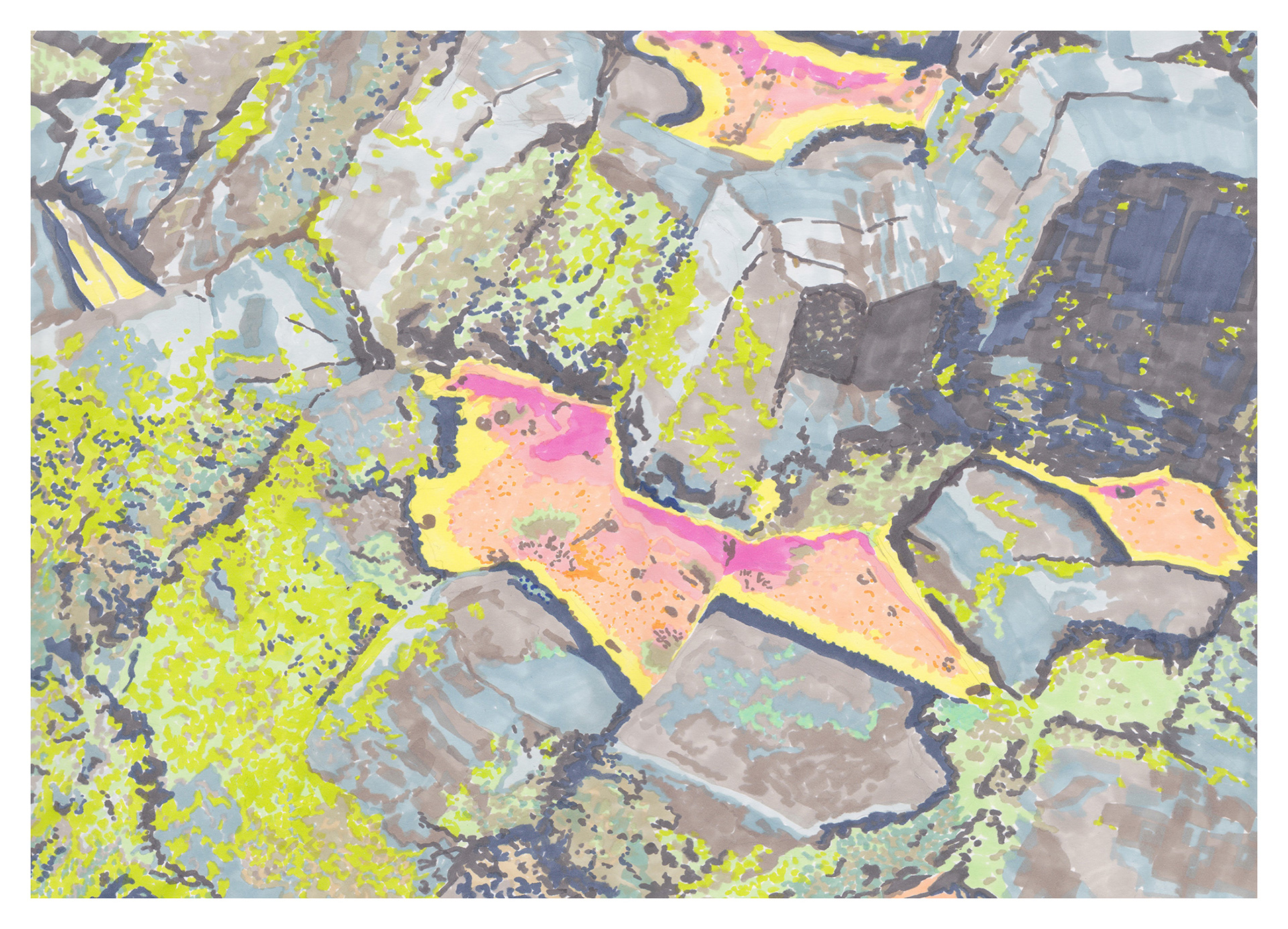 Intertidal 5, 2020, 29.7 x 42 cm