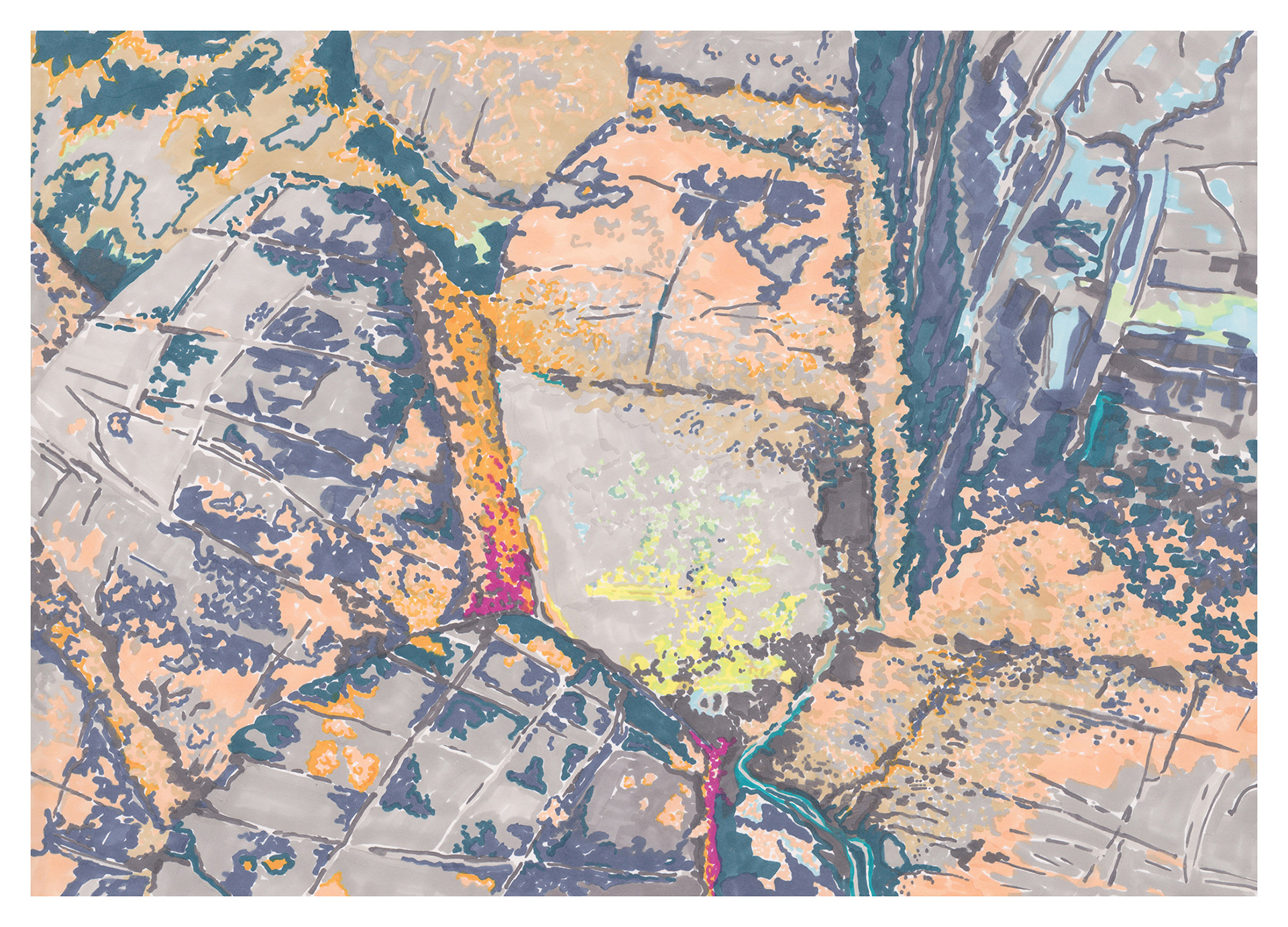 Intertidal 1, 2020, 29.7 x 42 cm