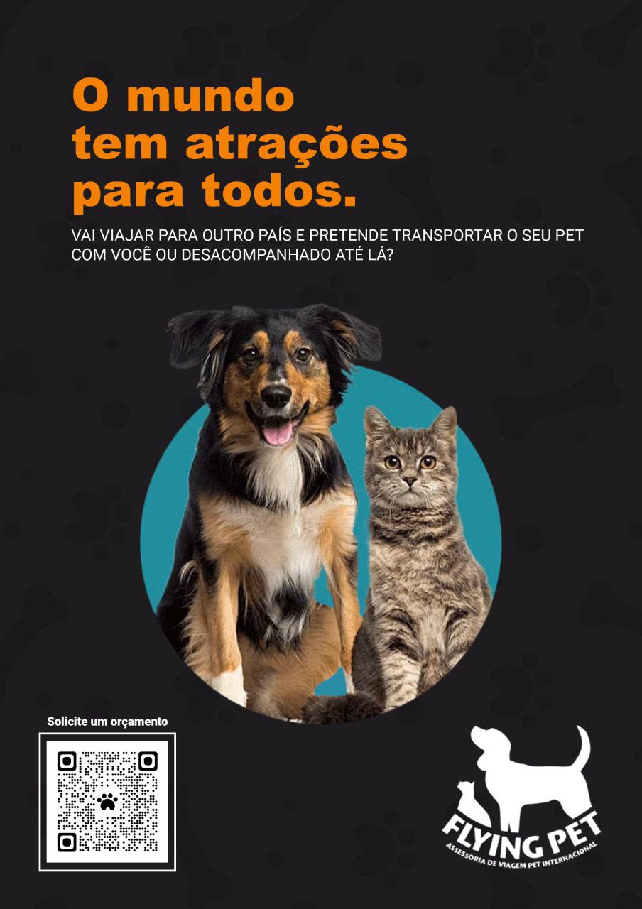 Flying Pet Ad for a Magazine