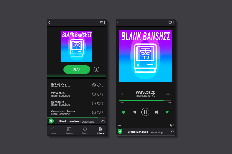 Spotify Mockup