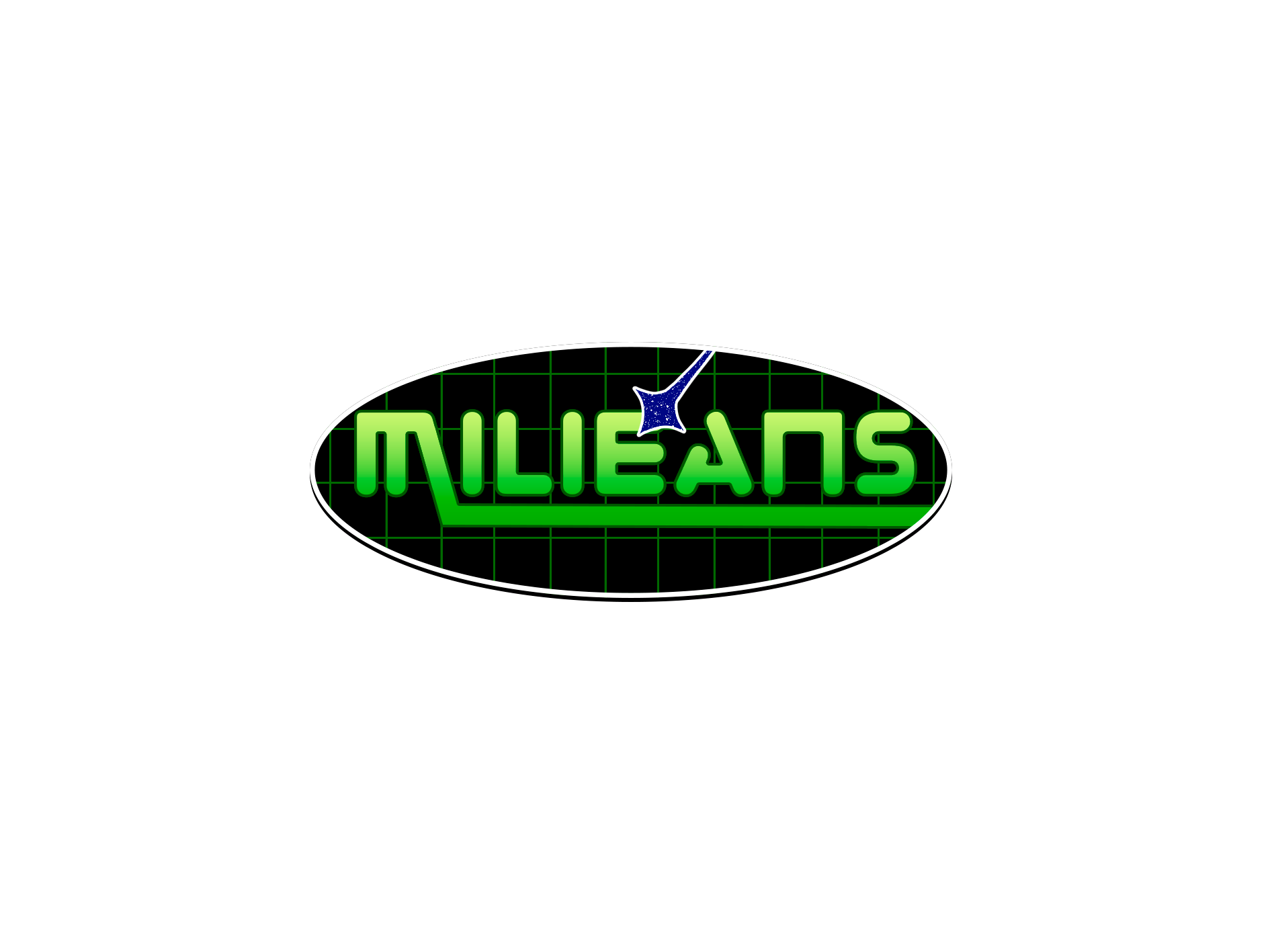Milieans Logo (80s Inspired Mobile Game)