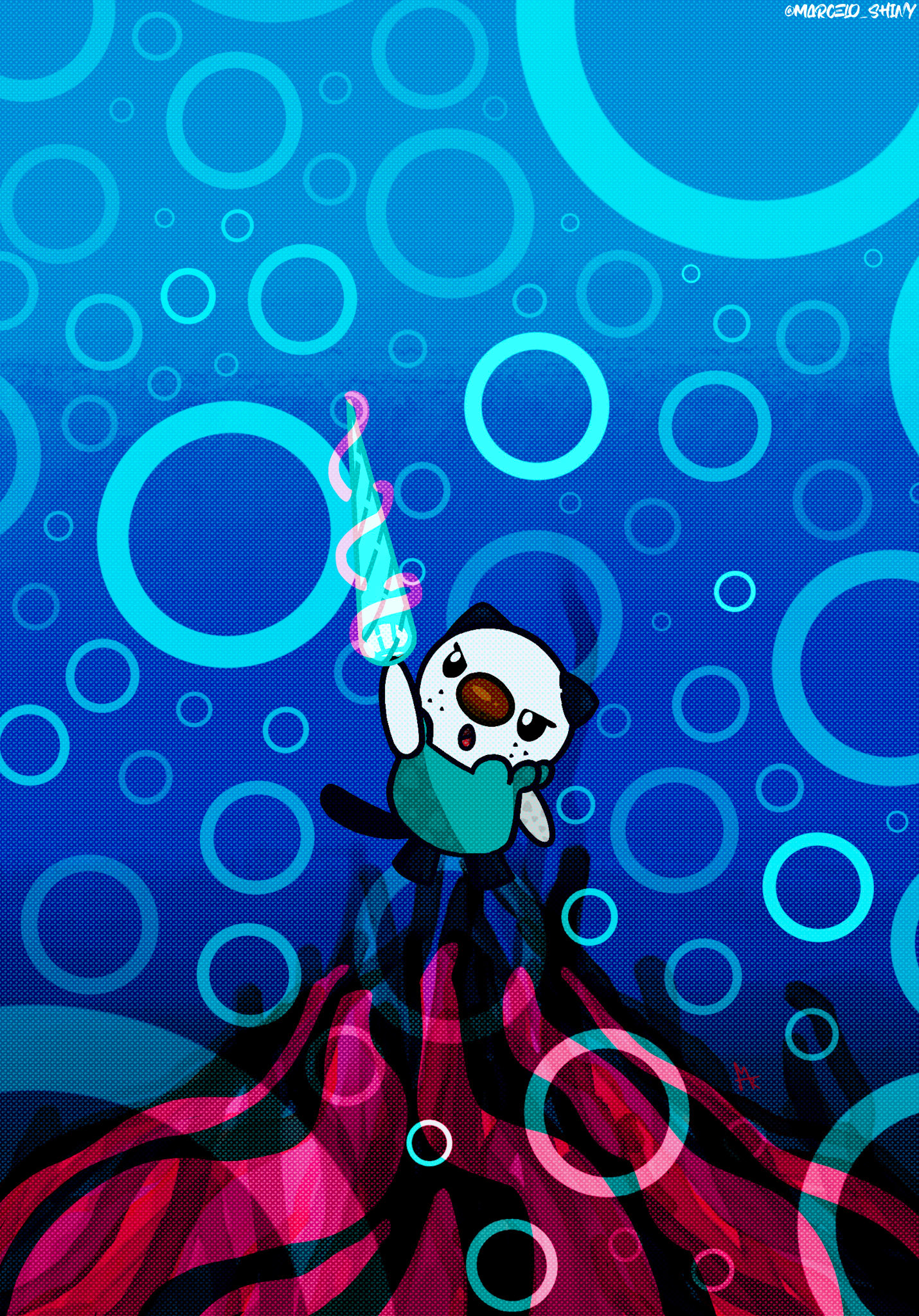 Oshawott Turns Dark!