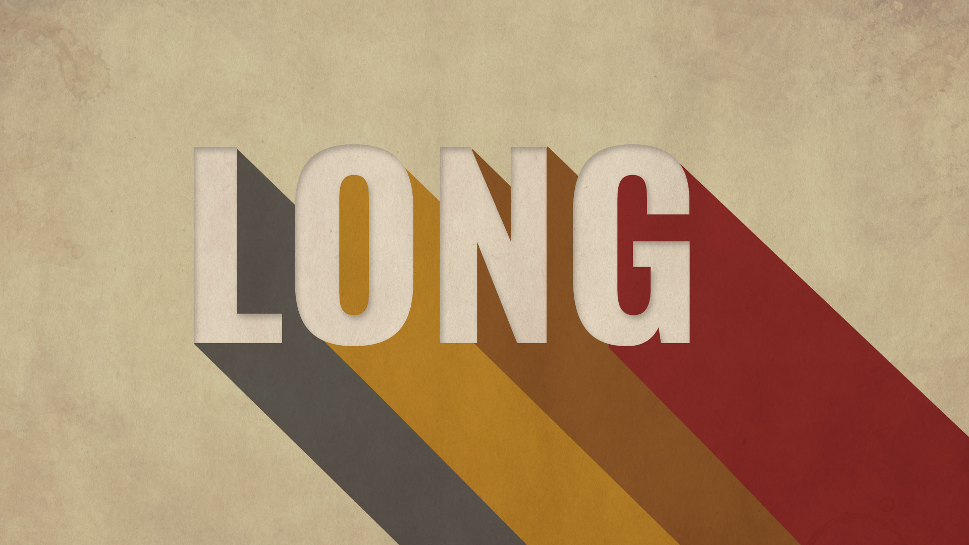 long shadow effect