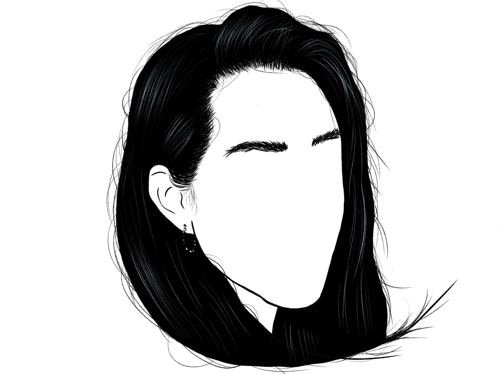 Sketching in Procreate