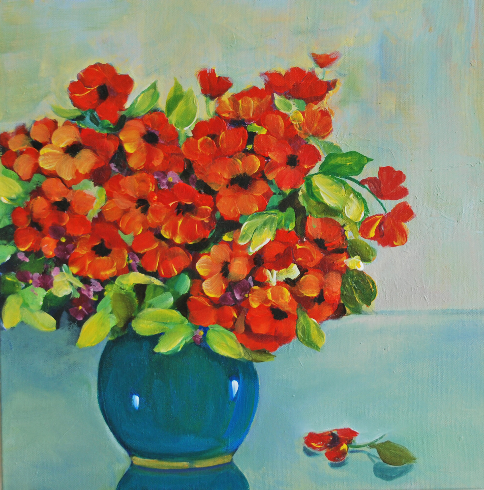 Oost-Indische kers, 40x40cm