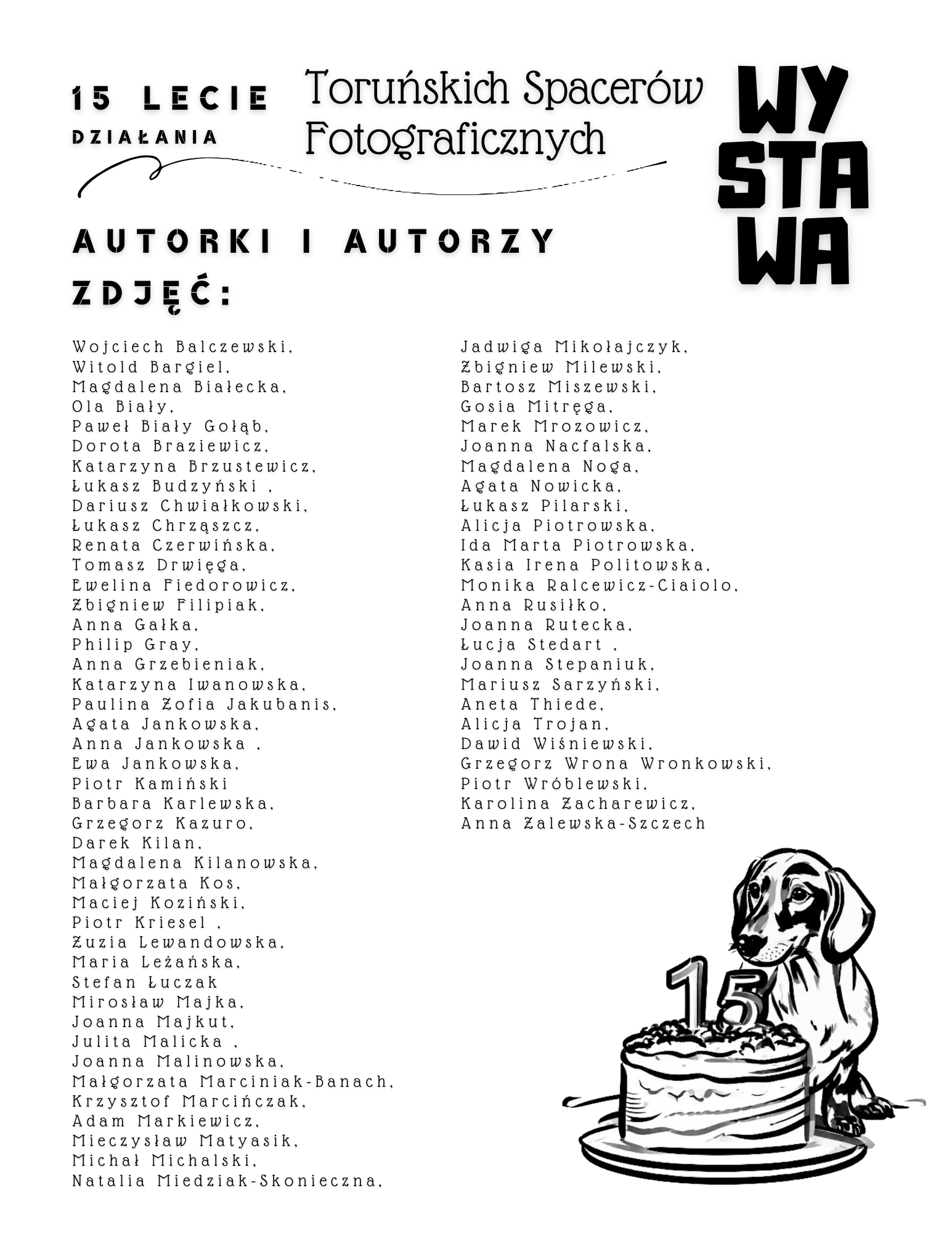 spis wystawców