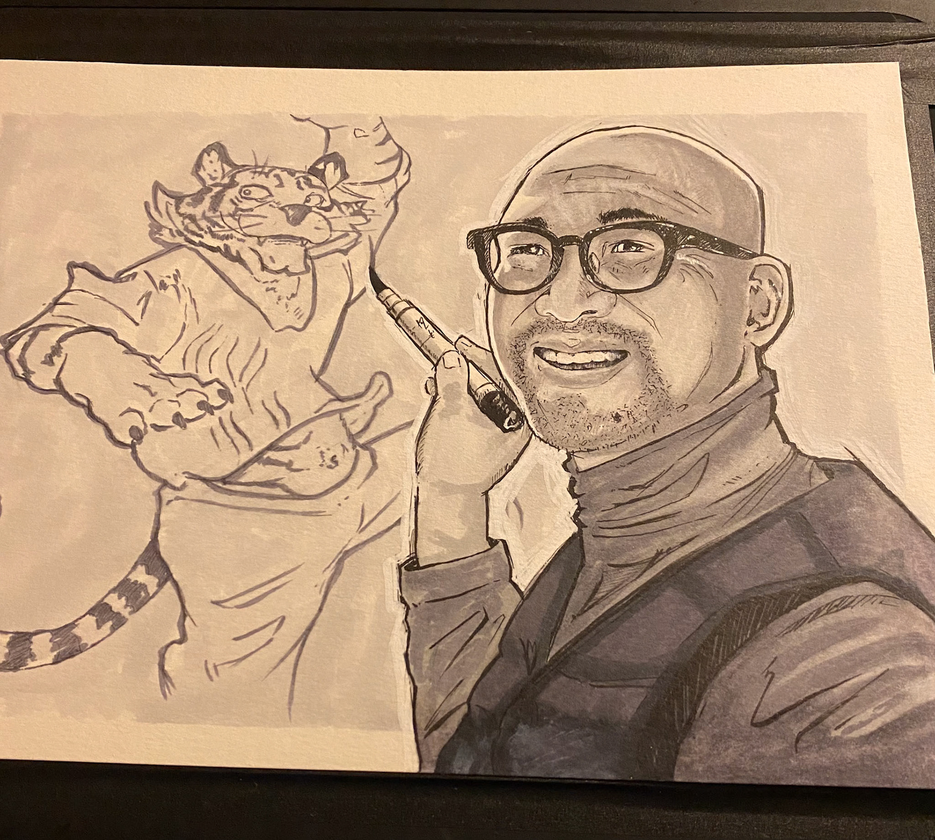 ink portrait