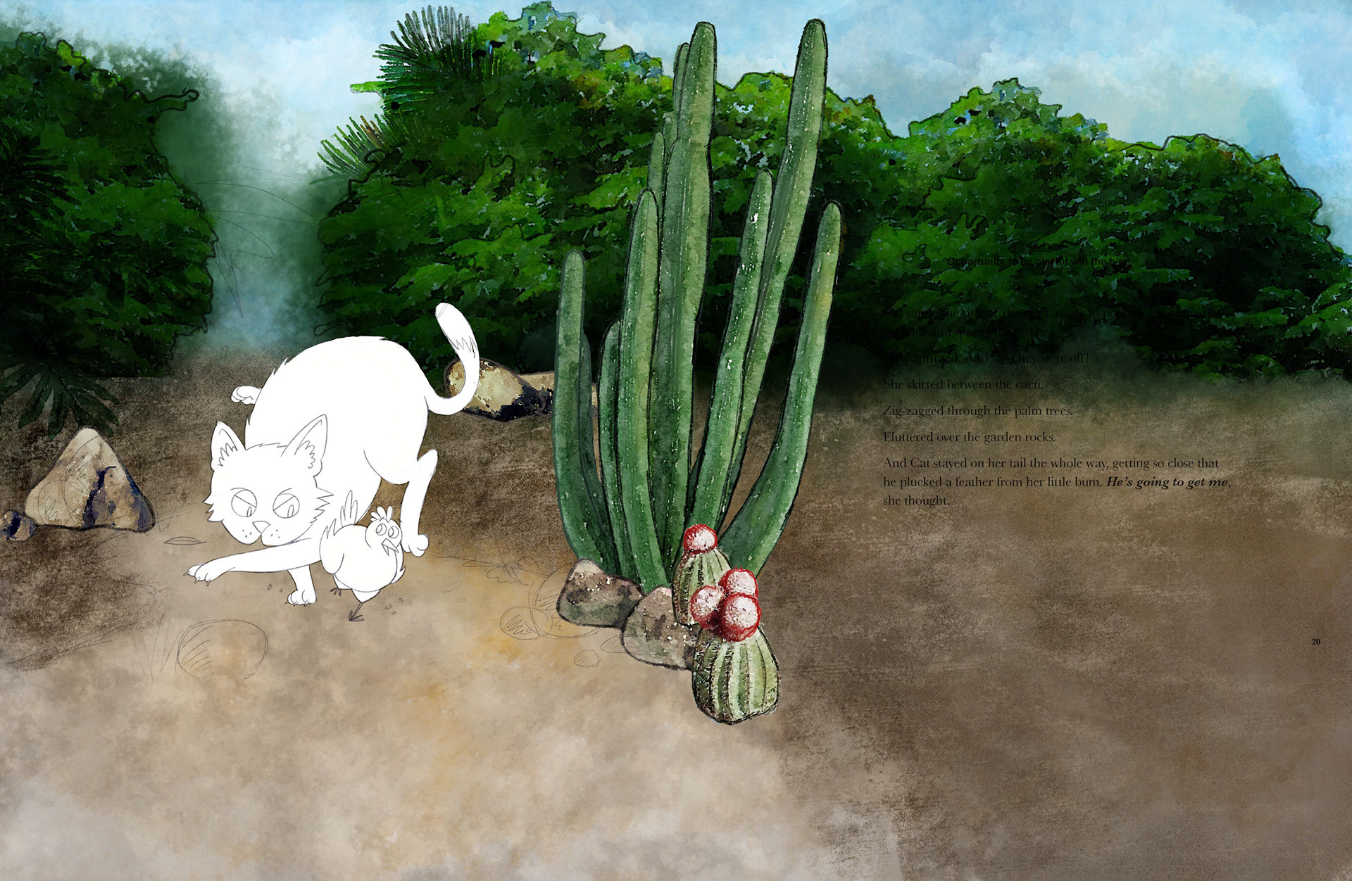 digital watercolor, background art