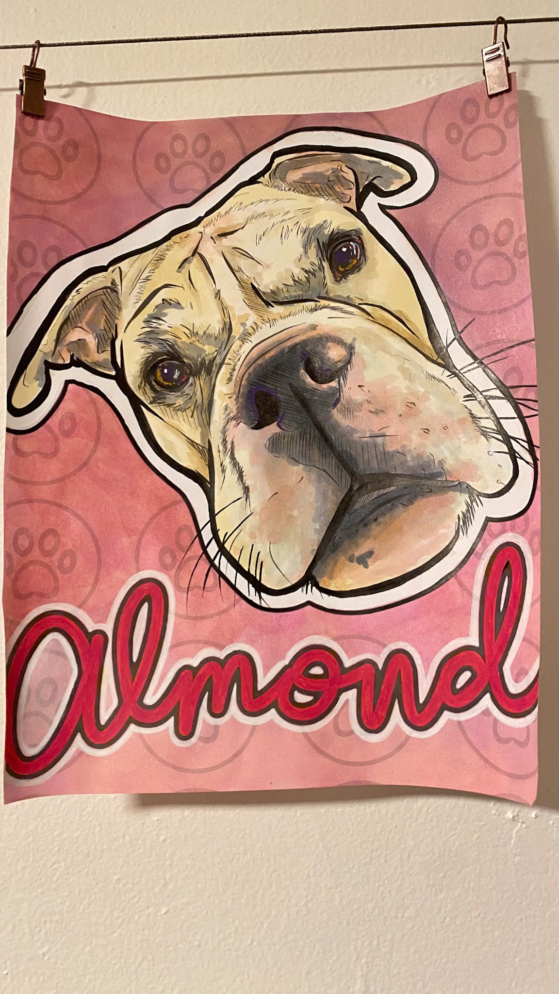 digital ink, printed, hand colored