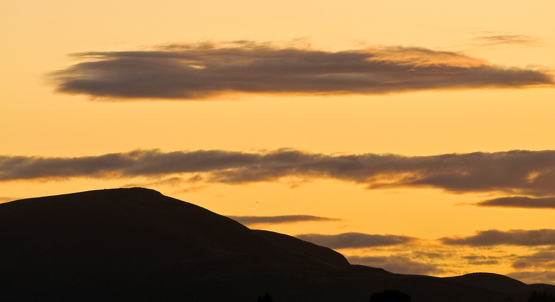 Sunset, Pentland Hills, Midlothian, 2009