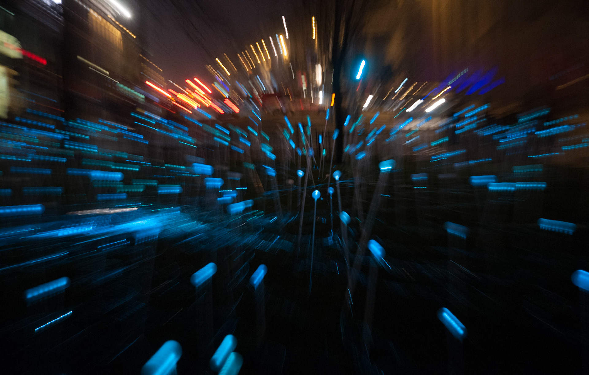 Field of Light, St. Andrew Square, Edinburgh, 2014