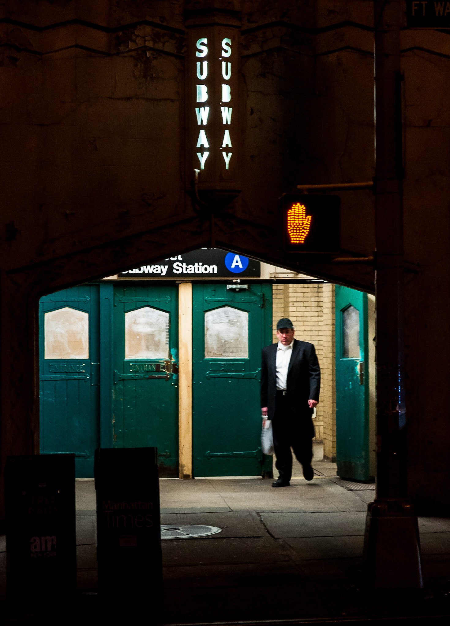 W 181st Street Subway Station, New York, 2012