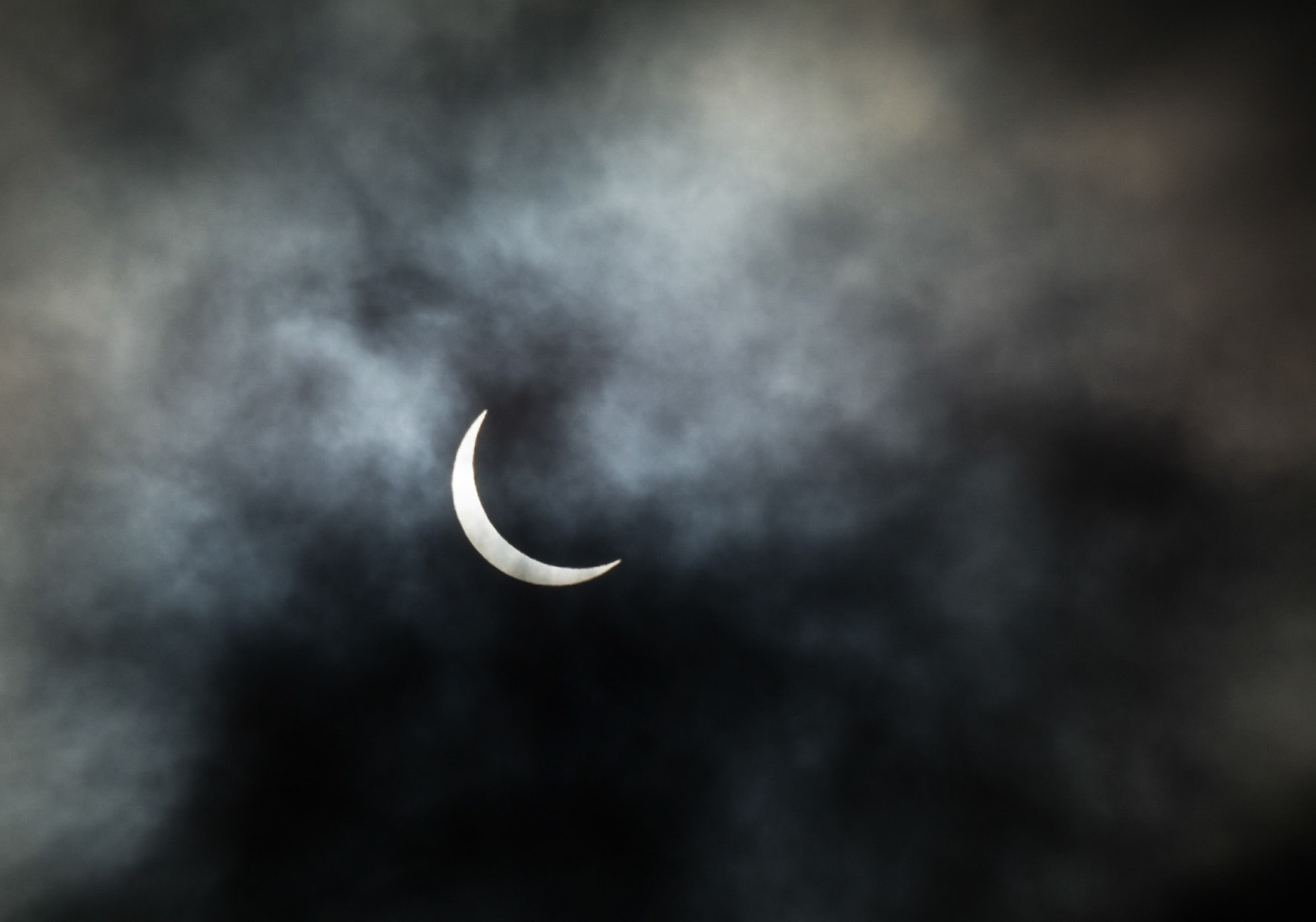 Partial Solar Eclipse, Lasswade, Midlothian, 2015
