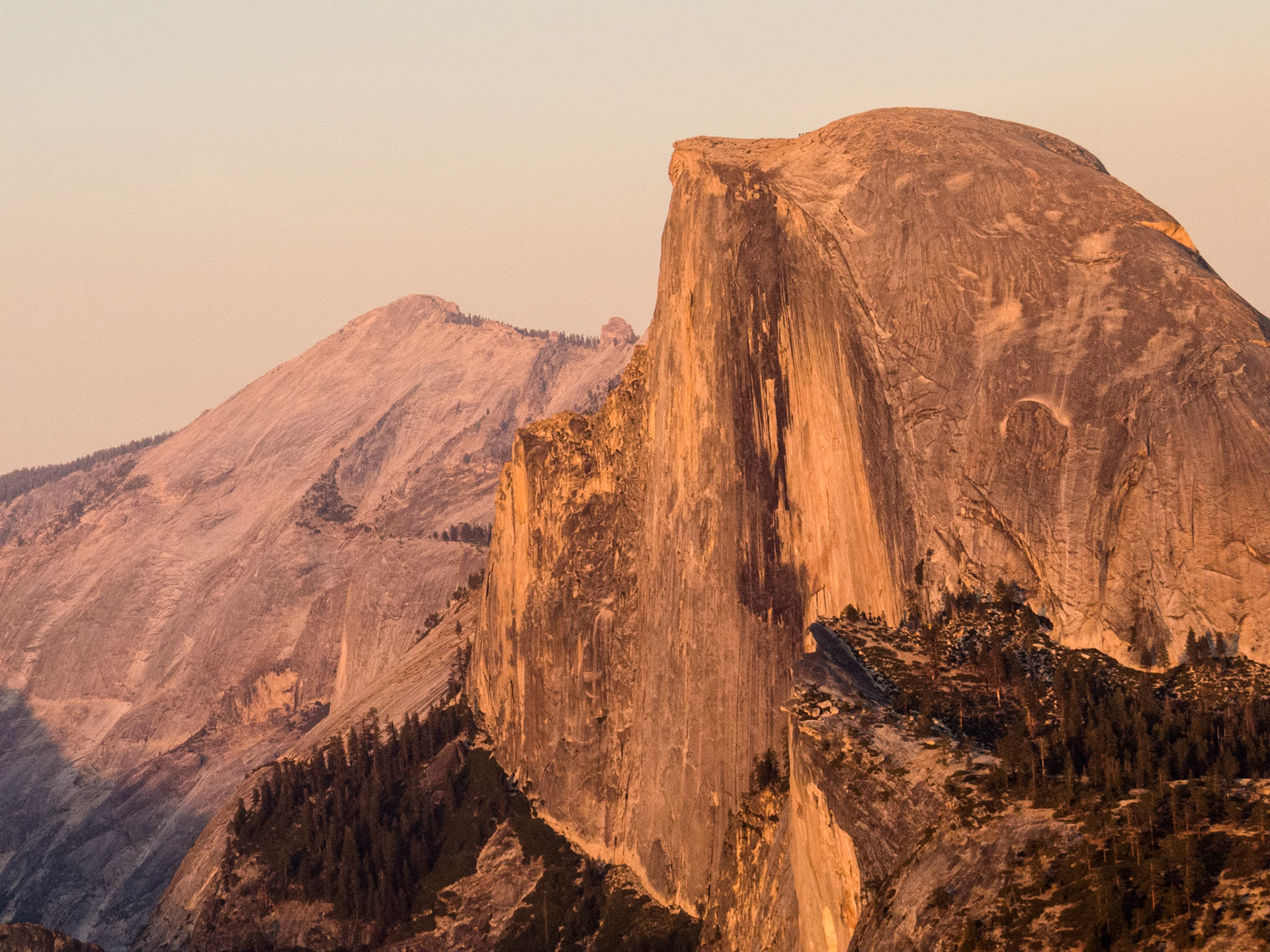 Half Dome at sunset, Yosemite National Park, Calfornia, 2013