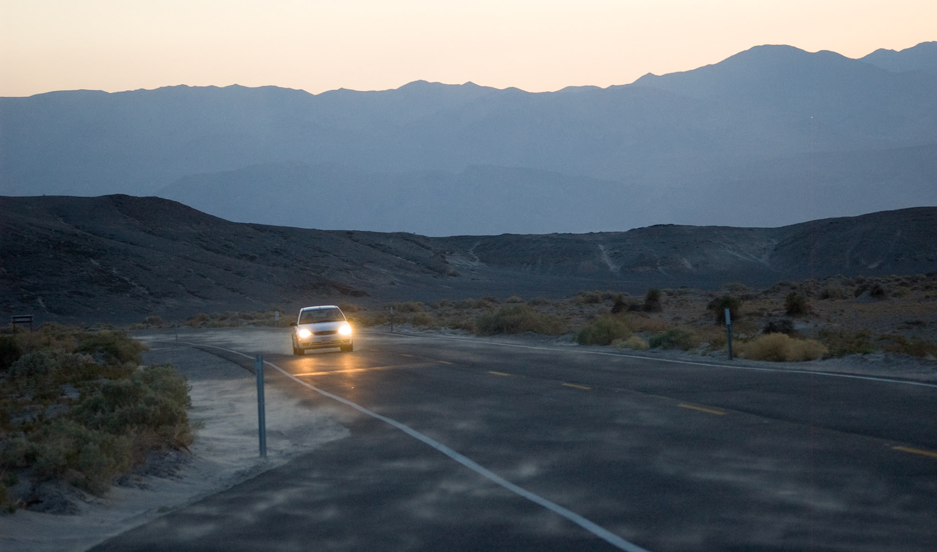 Highway, Death Valley National Park, California, April 2007