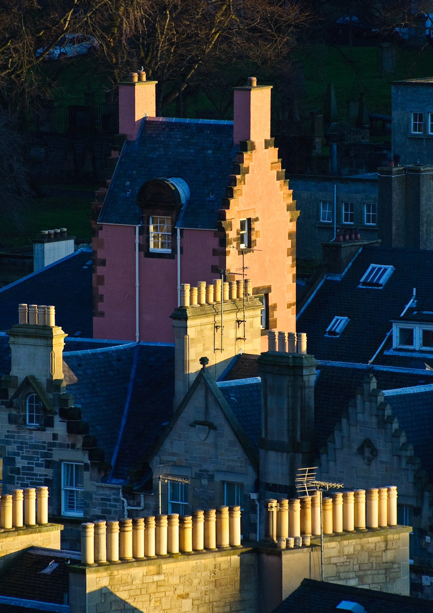 Roofscape, Grassmarket, Edinburgh, 2008