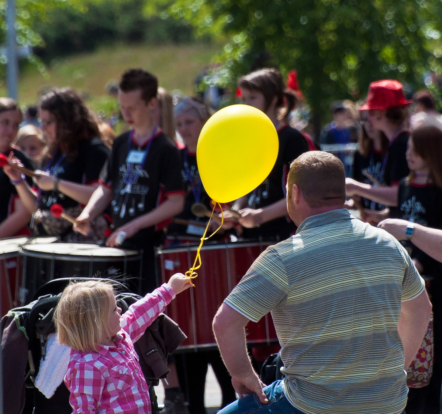 Celebrations for the opening of the Scottish Parliament, Edinburgh, 2011