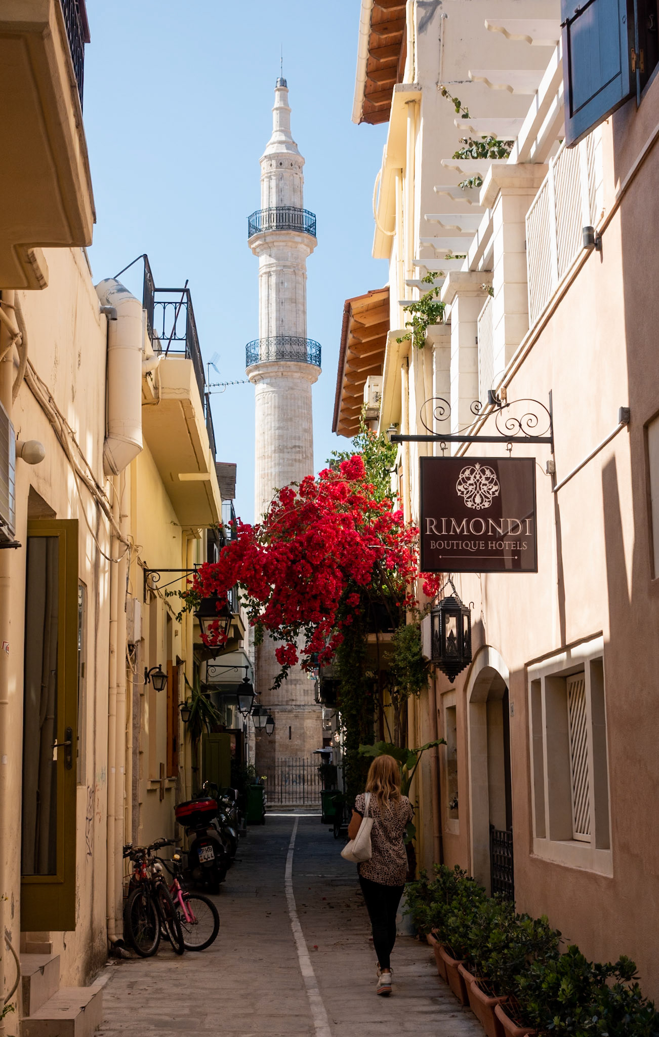 Minaret and the Rimondi Boutique Hotel, Rethymnon, Crete, 2018