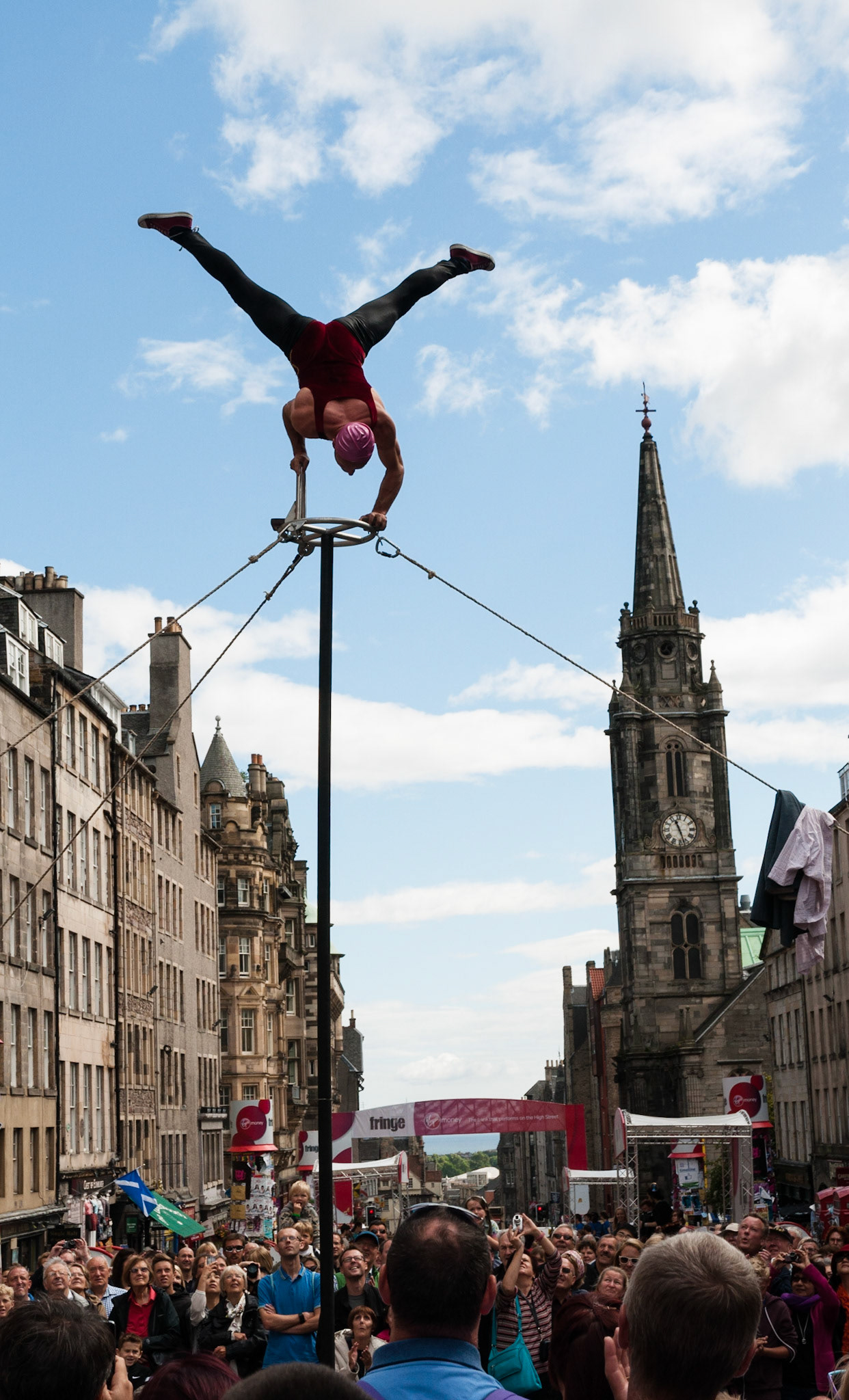 Street performer, Edinburgh Festival, 2013