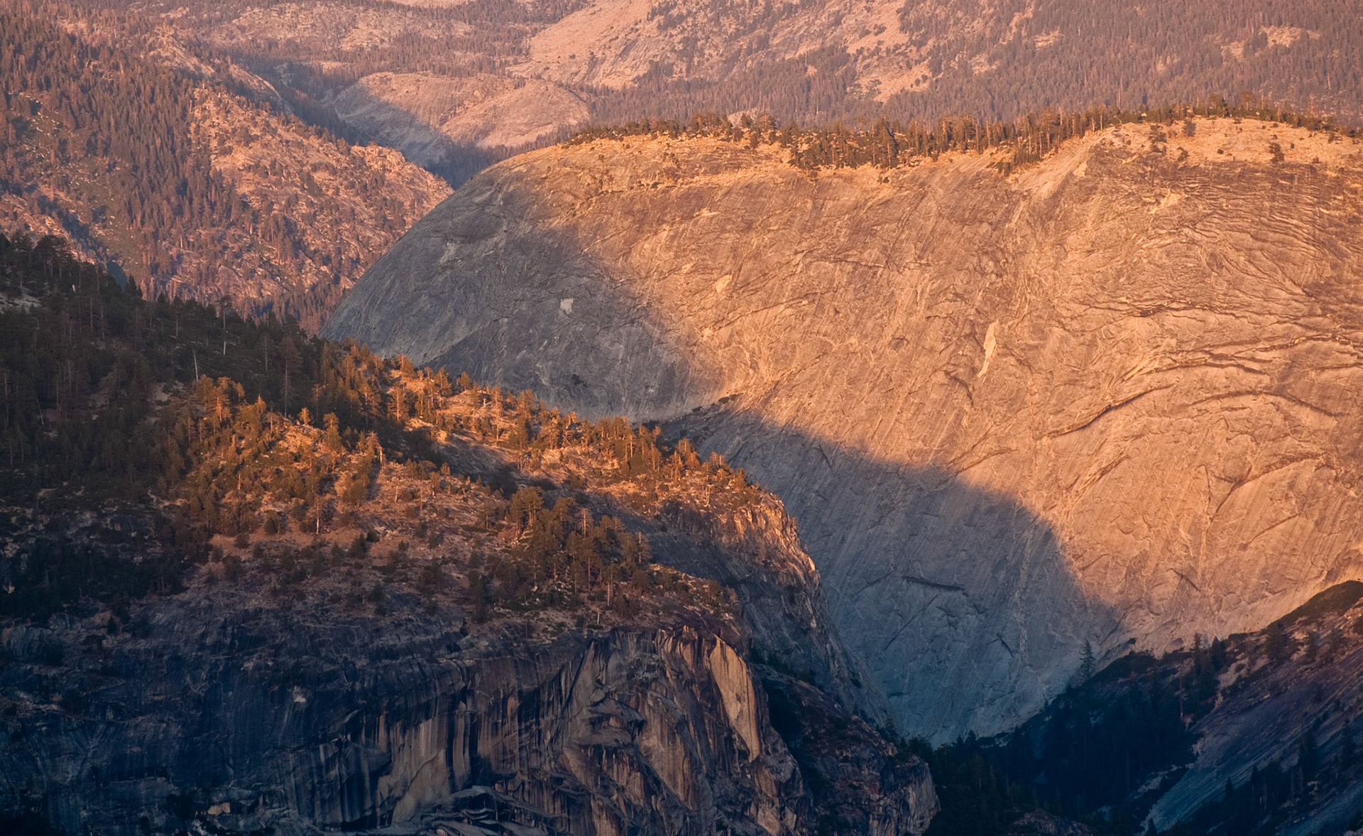 Sunset from Glacier Point, Yosemite National Park, 2009