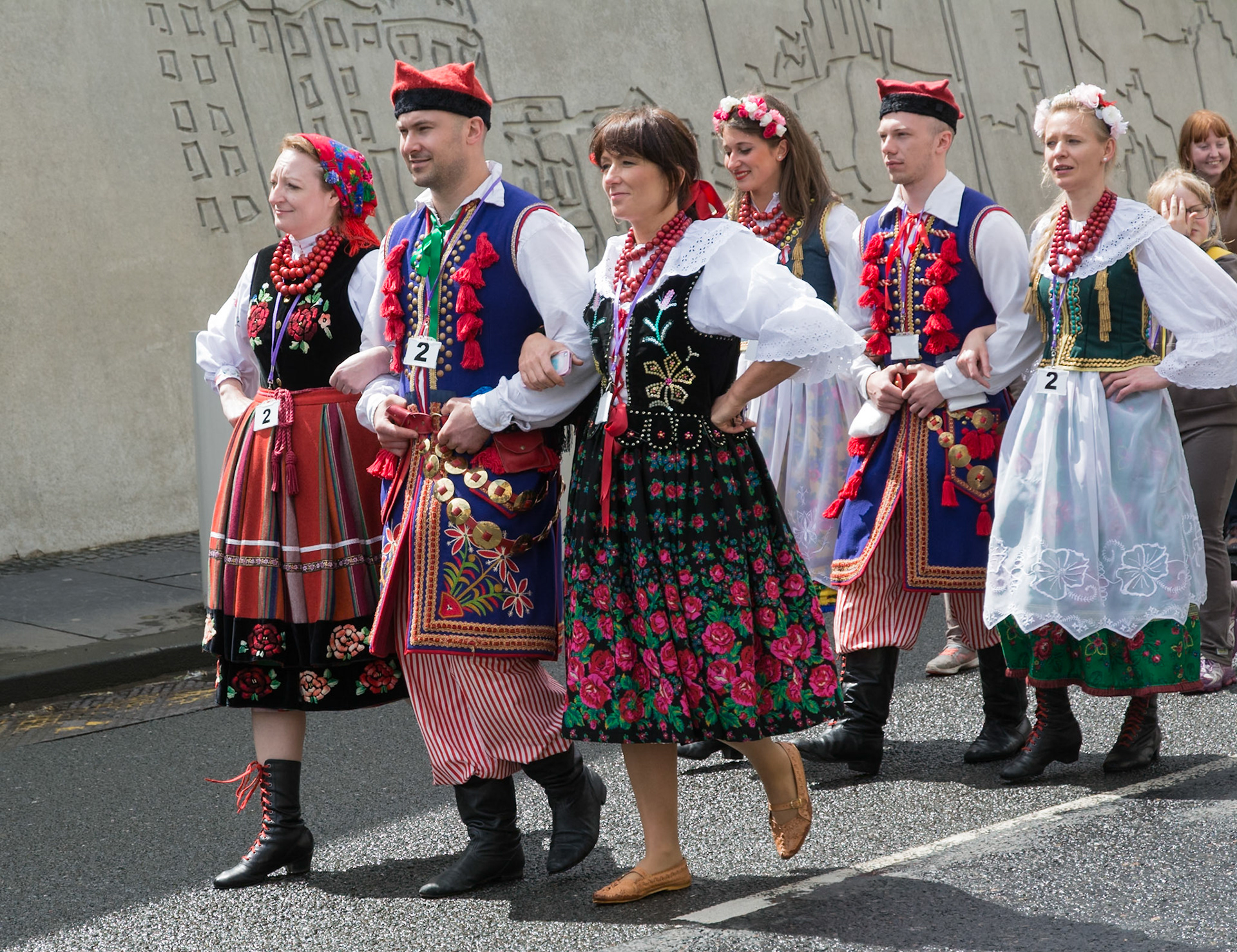 Polish Dancers, Celebrations for the Opening of the Fifth Session of the Scottish Parliament, Edinburgh, 2016