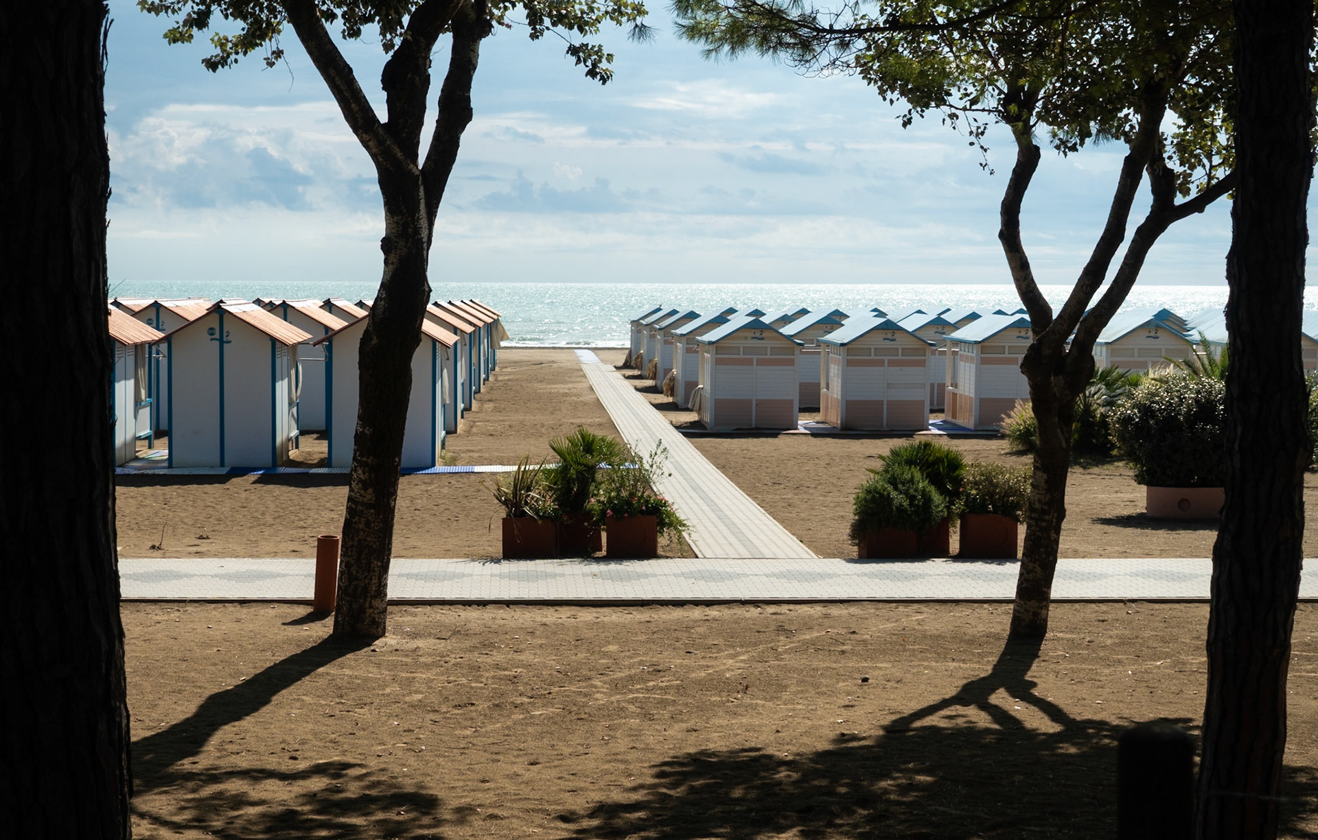 Beach huts, Venice Lido, 2019