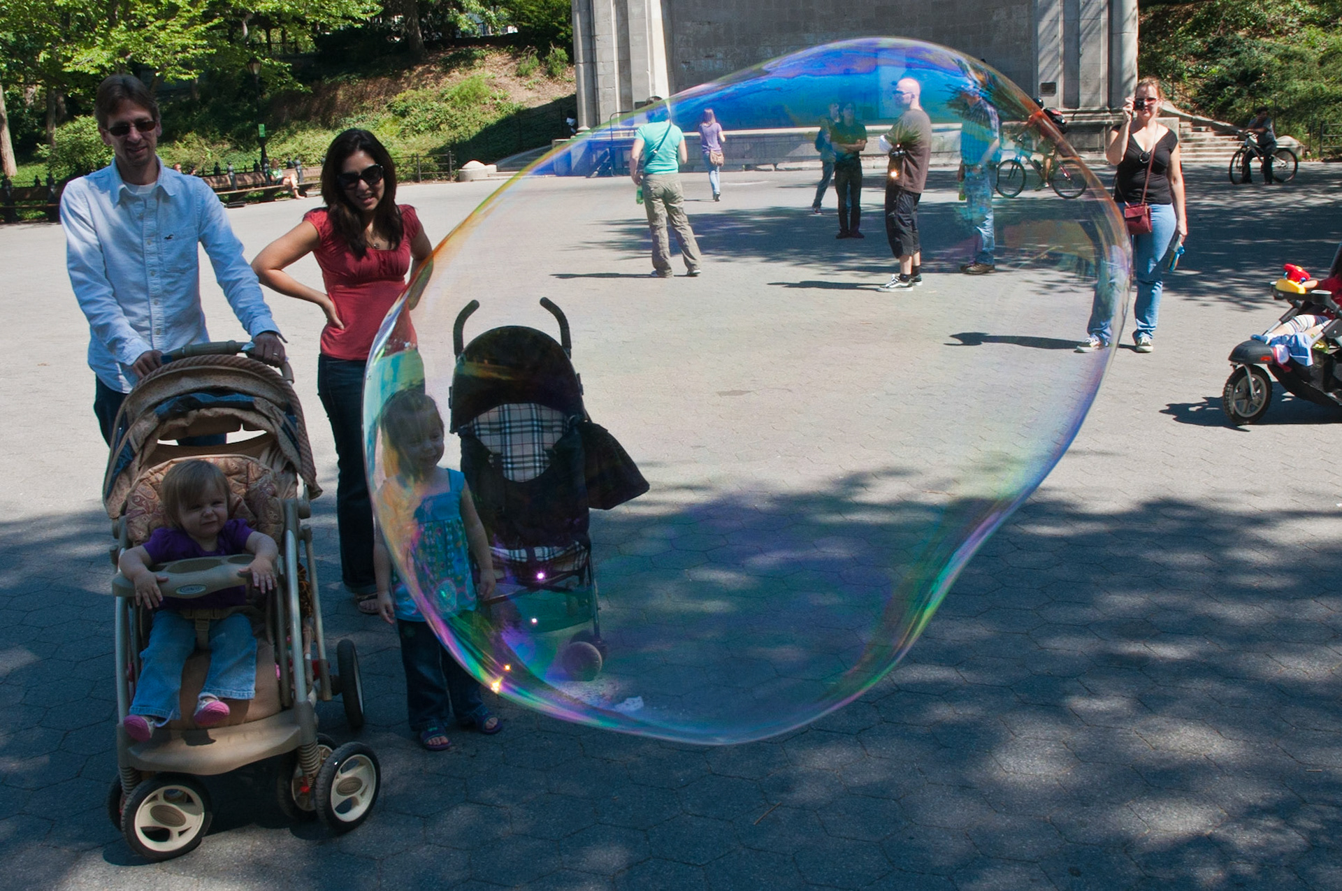 Soap bubble, Central Park, New York, 2010