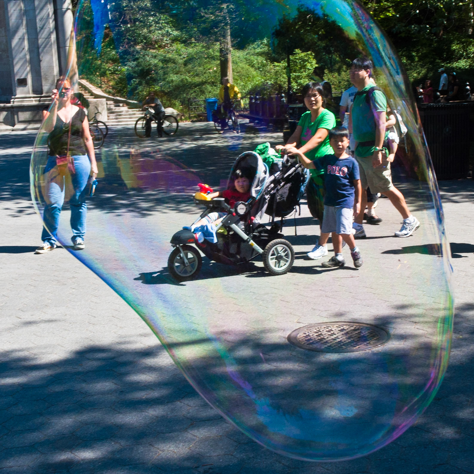 Soap bubble, Central Park, New York, 2010