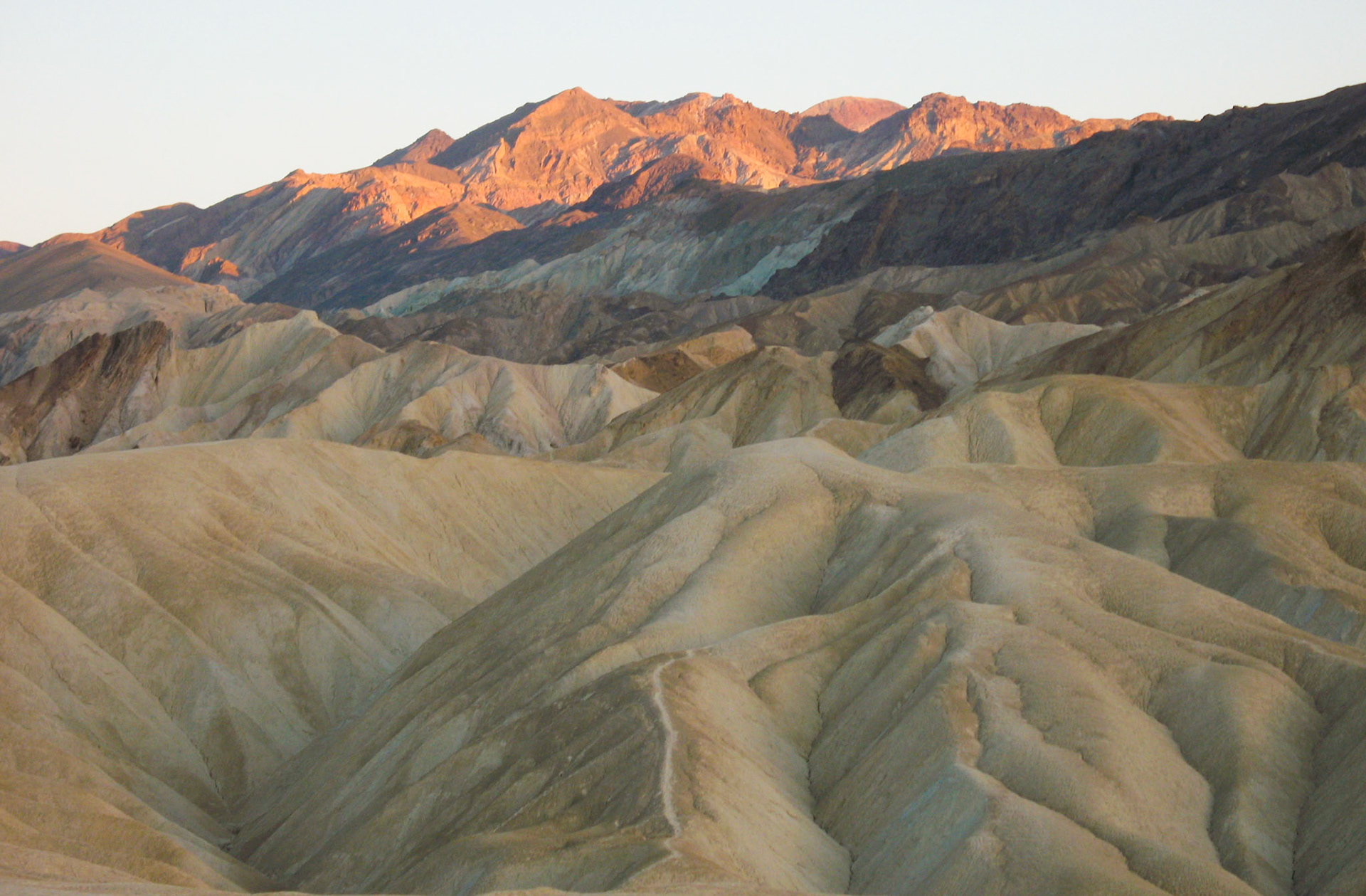 Zabriskie Point, Death Valley National Park, California, April 2007