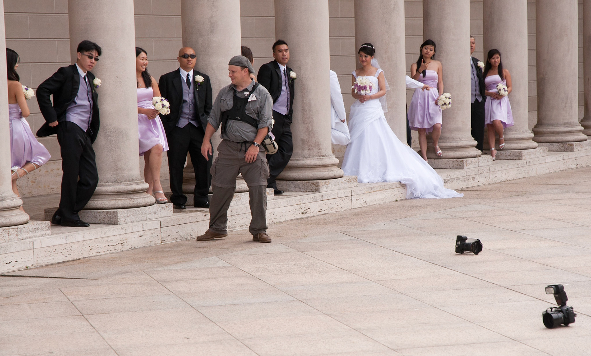 Wedding photographer, Palace of the Legion of Honor, San Francisco, 2010