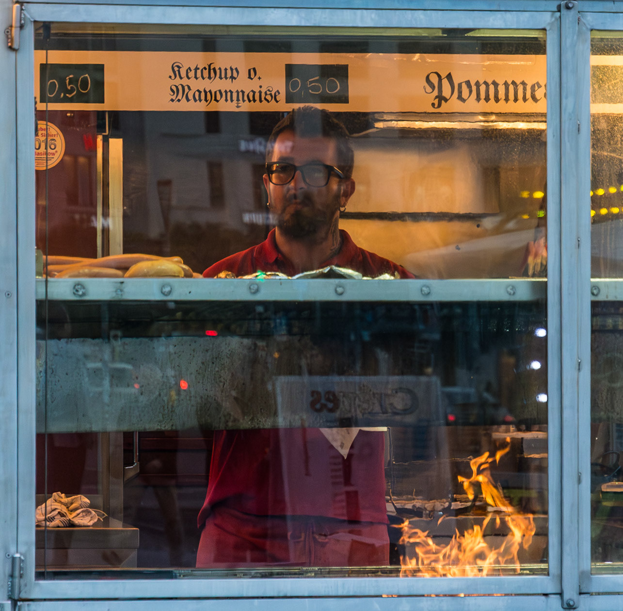 Food Stall, Potsdamer Platz, Berlin, 2016