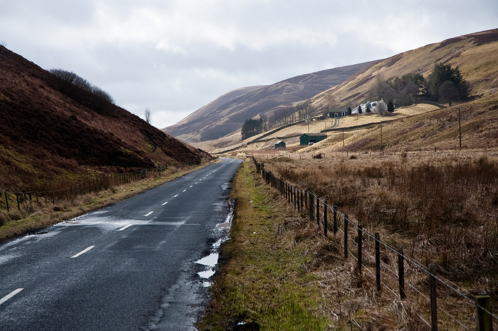 Road to Innerleithen, Borders, 2009