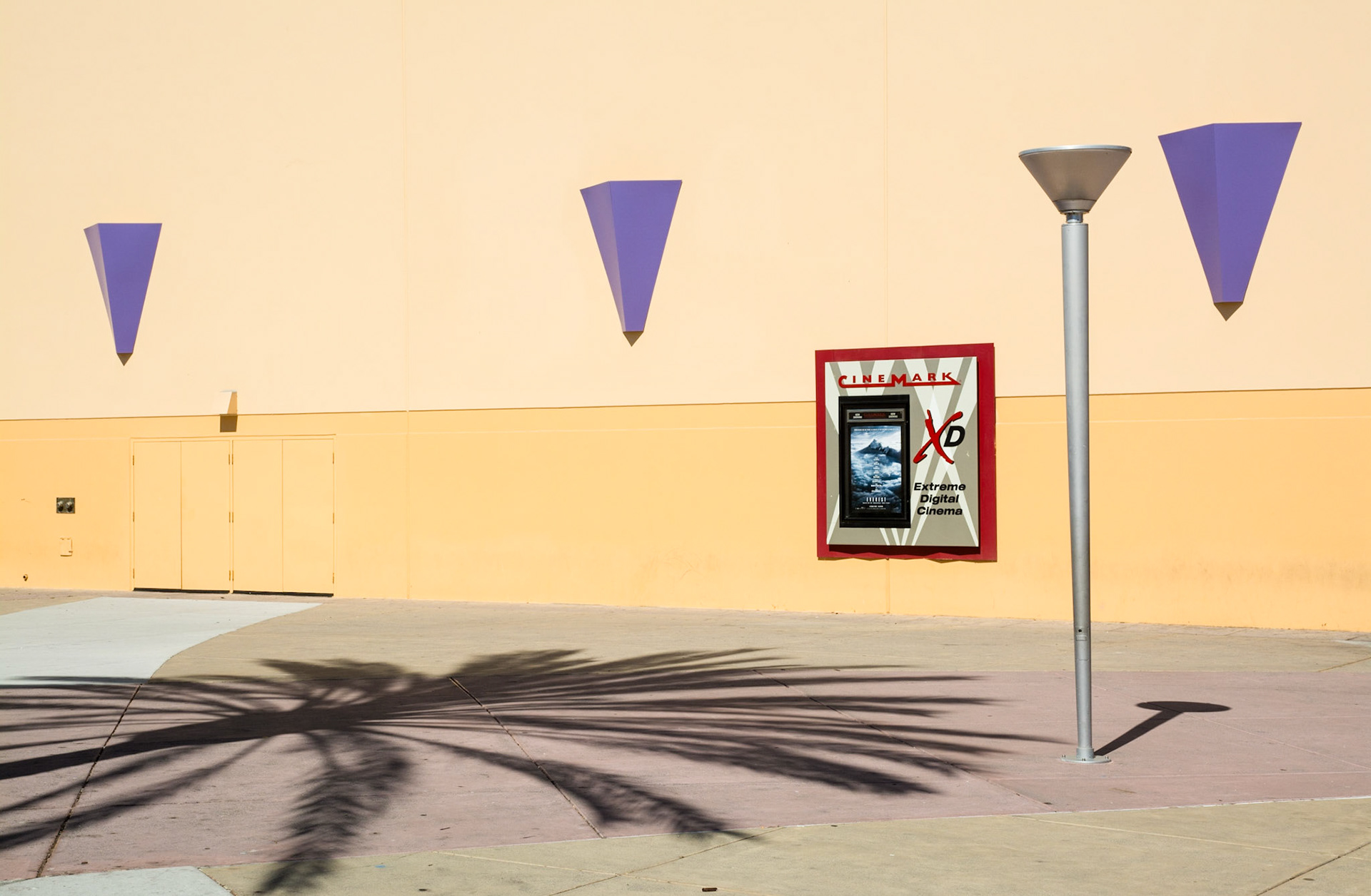 Cinema wall, Milpitas, California, 2015