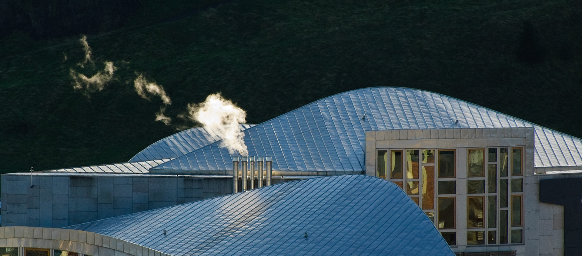 Scottish Parliament roofscape, Edinburgh, 2008