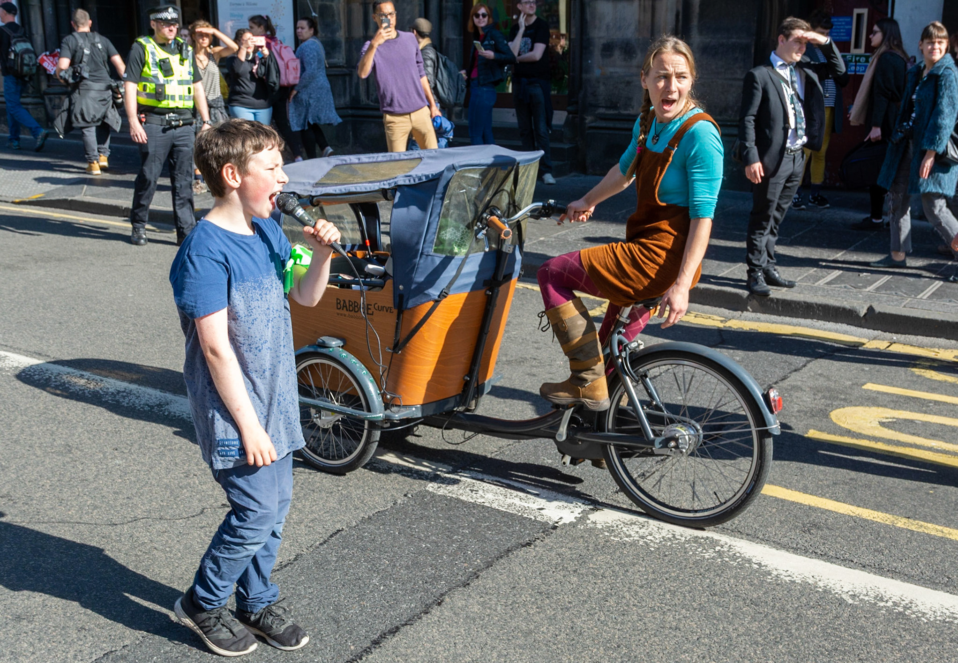 Climate change protest, Edinburgh, 2019