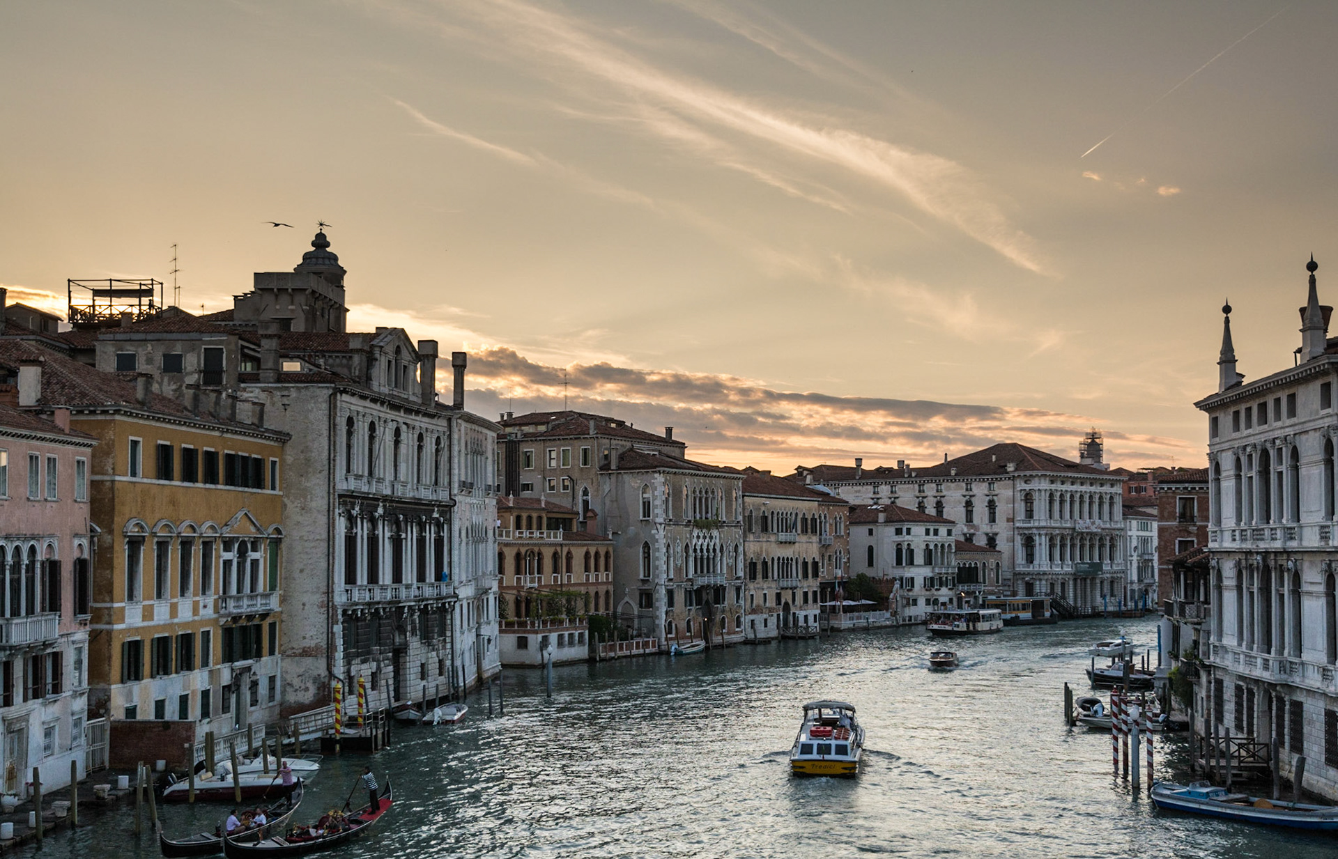 Grand Canal at Sunset, Venice, 2016