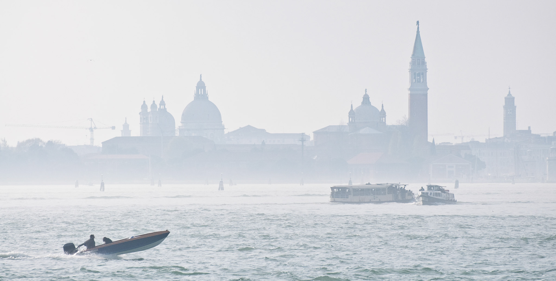 St. Mark's skyline from the lagoon, Venice, 2009