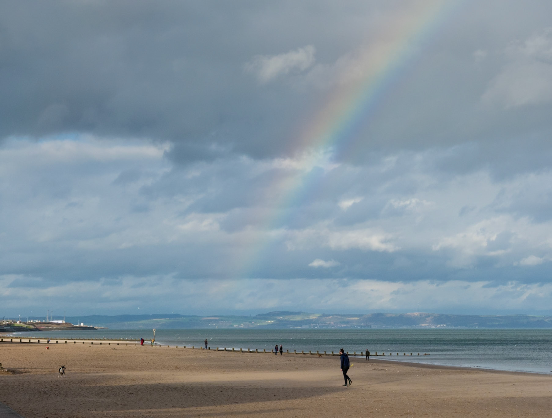 Rainbow, Portobello Beach, Edinburgh, 2016