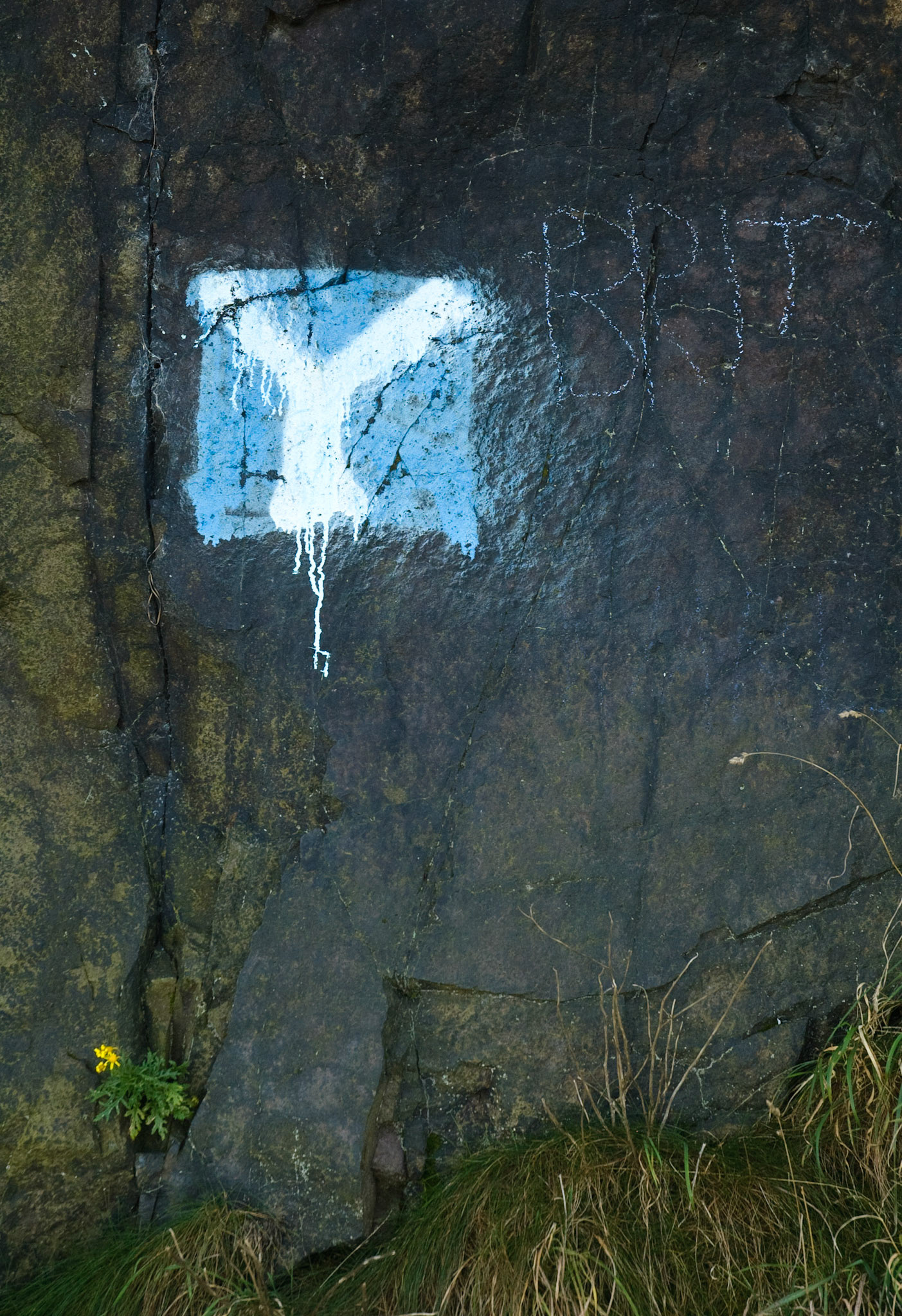 Graffiti, Calton Hill, Edinburgh, 2008