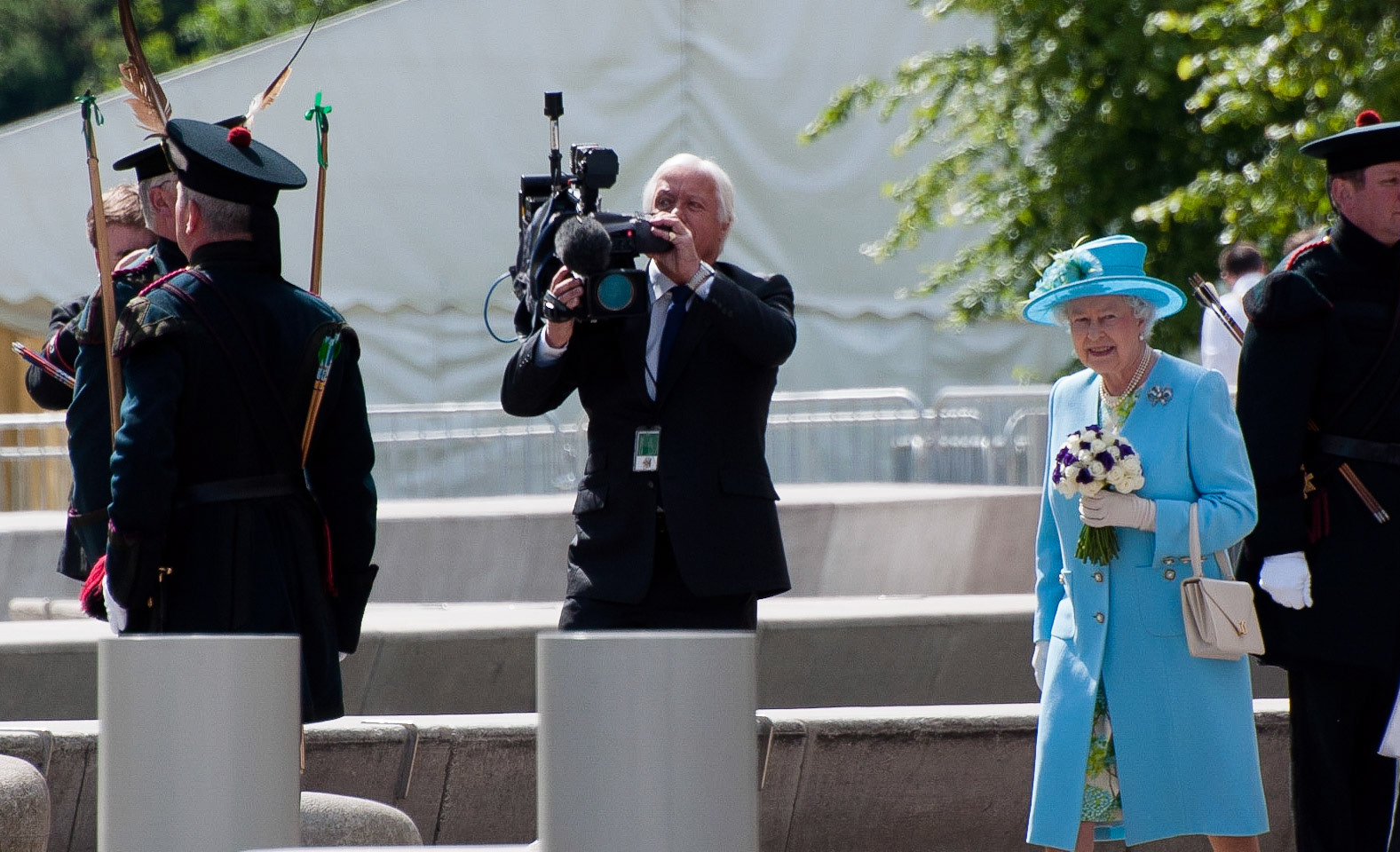 HM Queen Elizabeth II, celebrations for the opening of the Scottish Parliament, Edinburgh, 2011