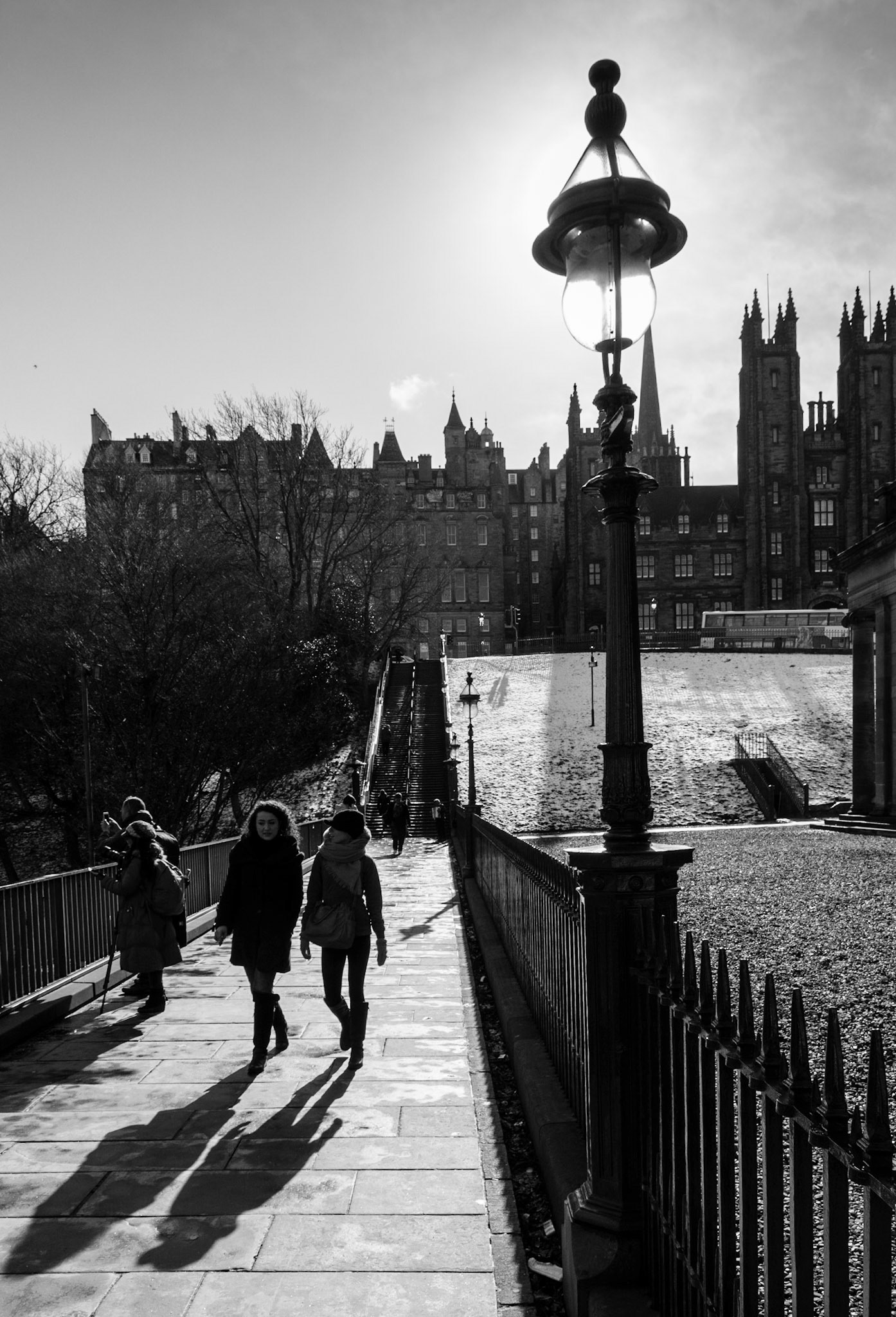 The Mound and Playfair Steps, Edinburgh, 2015