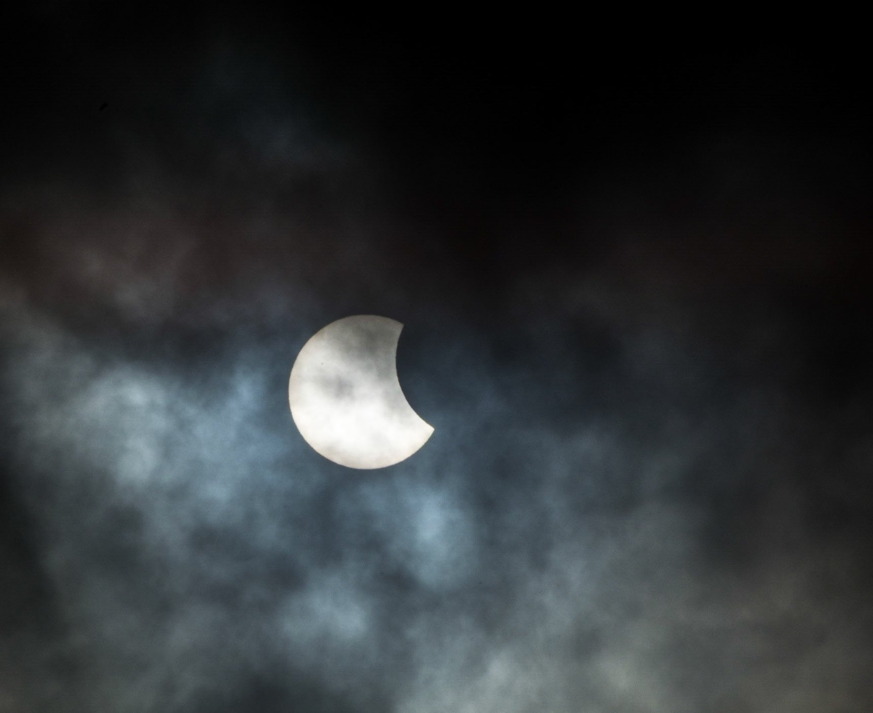 Partial Solar Eclipse, Lasswade, Midlothian, 2015