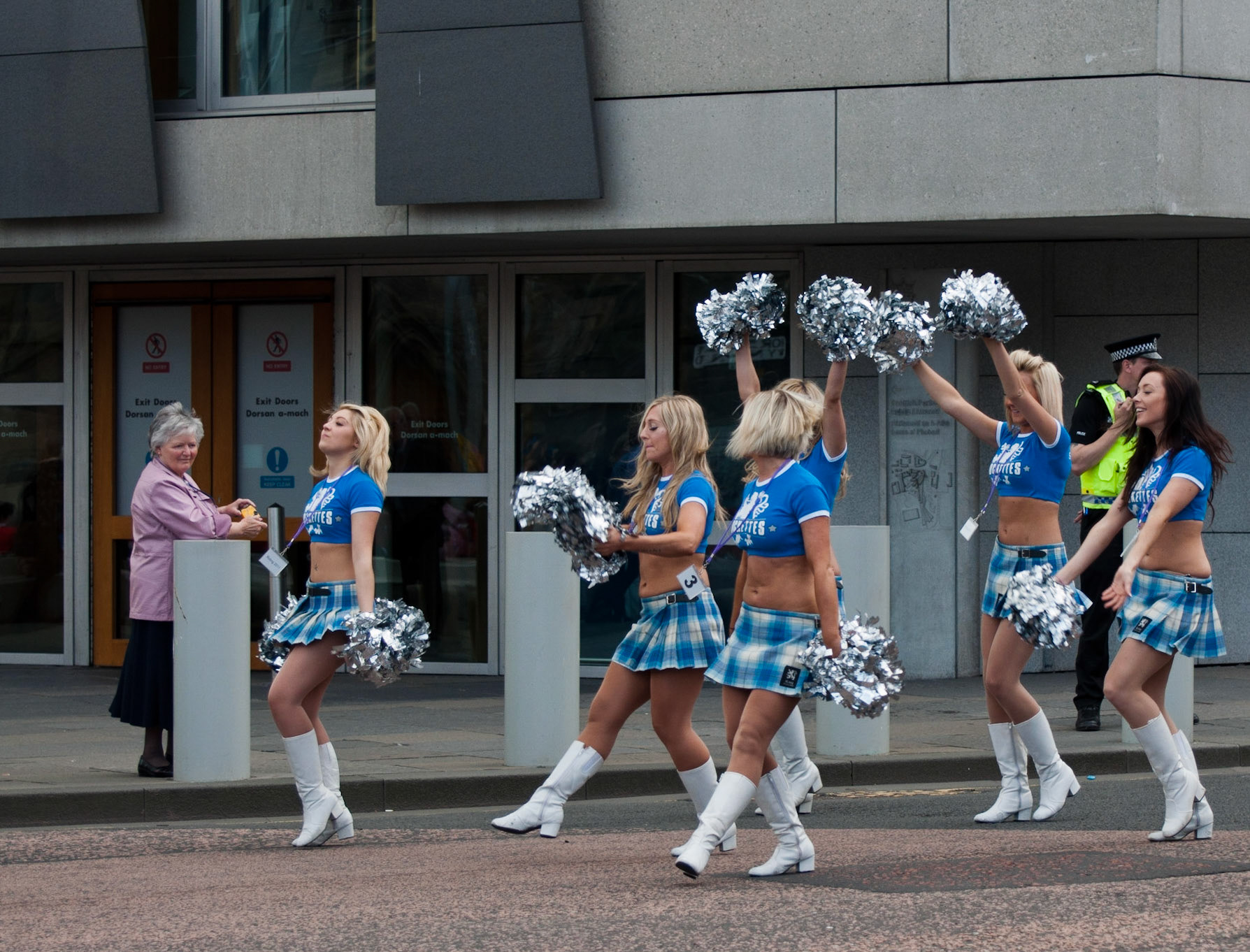 Celebrations for the opening of the Scottish Parliament, Edinburgh, 2011
