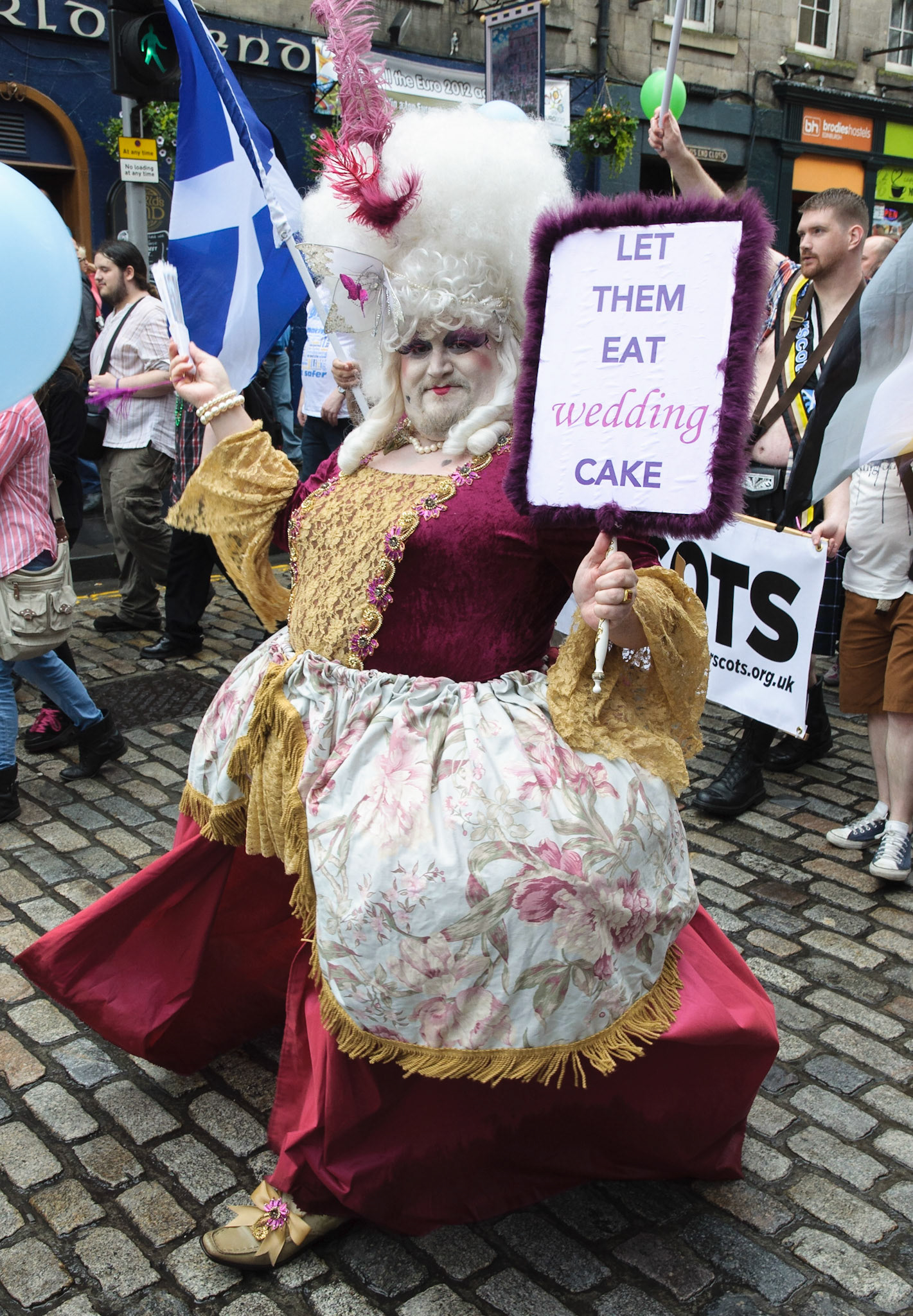 Pride Scotia march and rally, Edinburgh, 2012