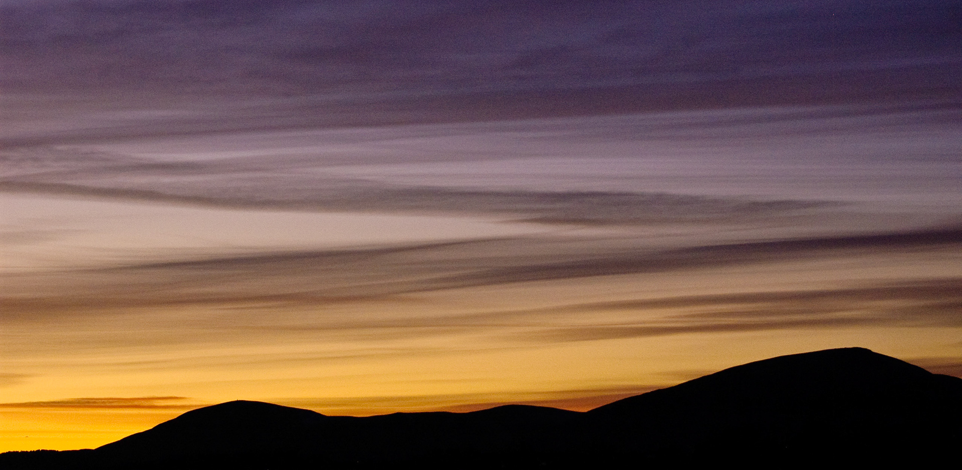 Sunset, Pentland Hills, 2008