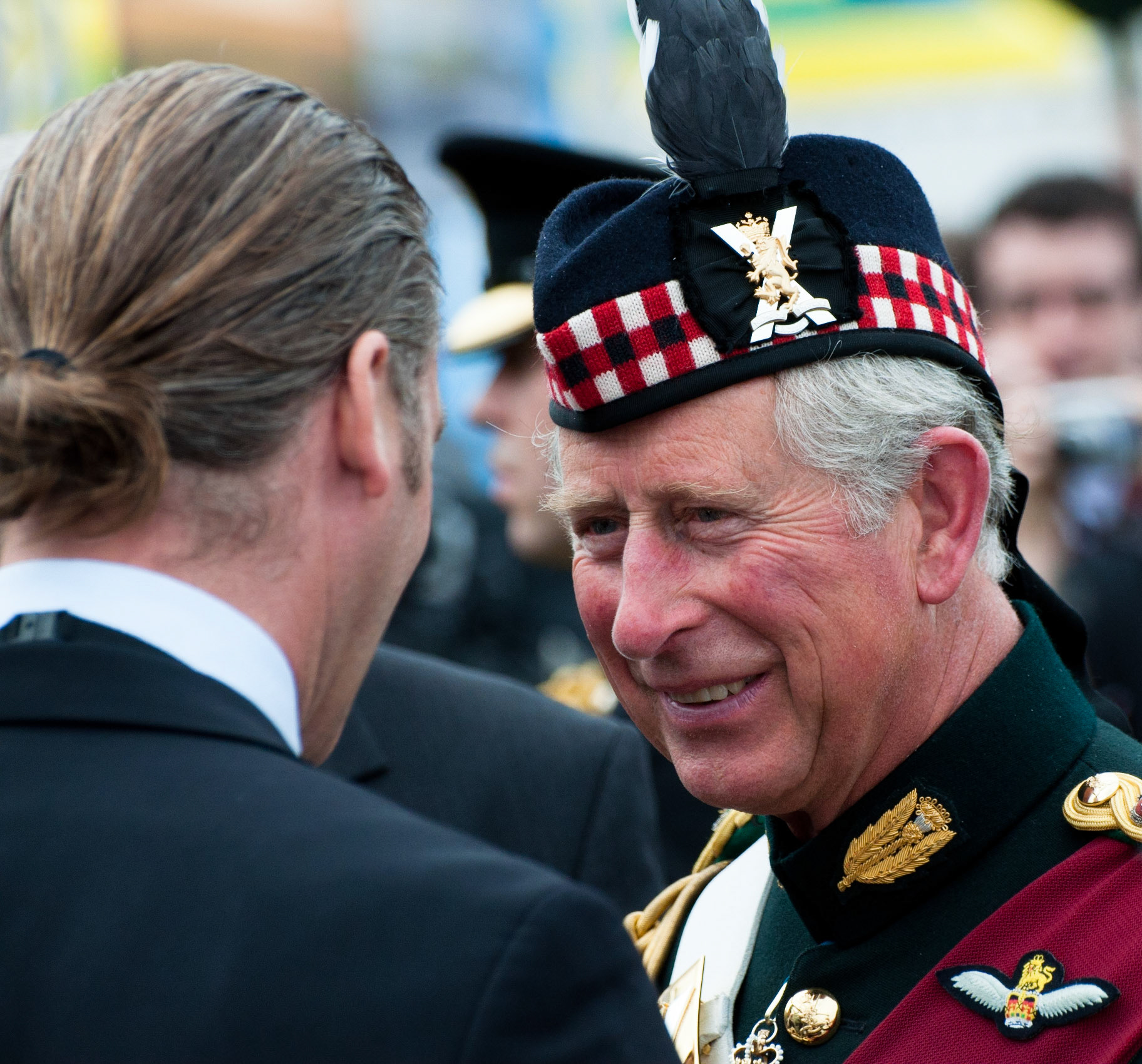 Prince Charles, Armed Forces Day, Edinburgh, 2011