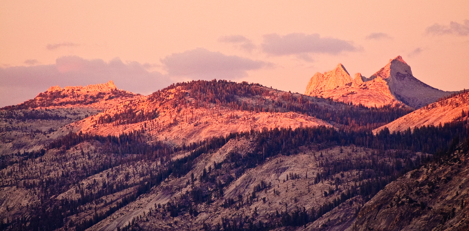 Sunset from Glacier Point, Yosemite National Park, 2009