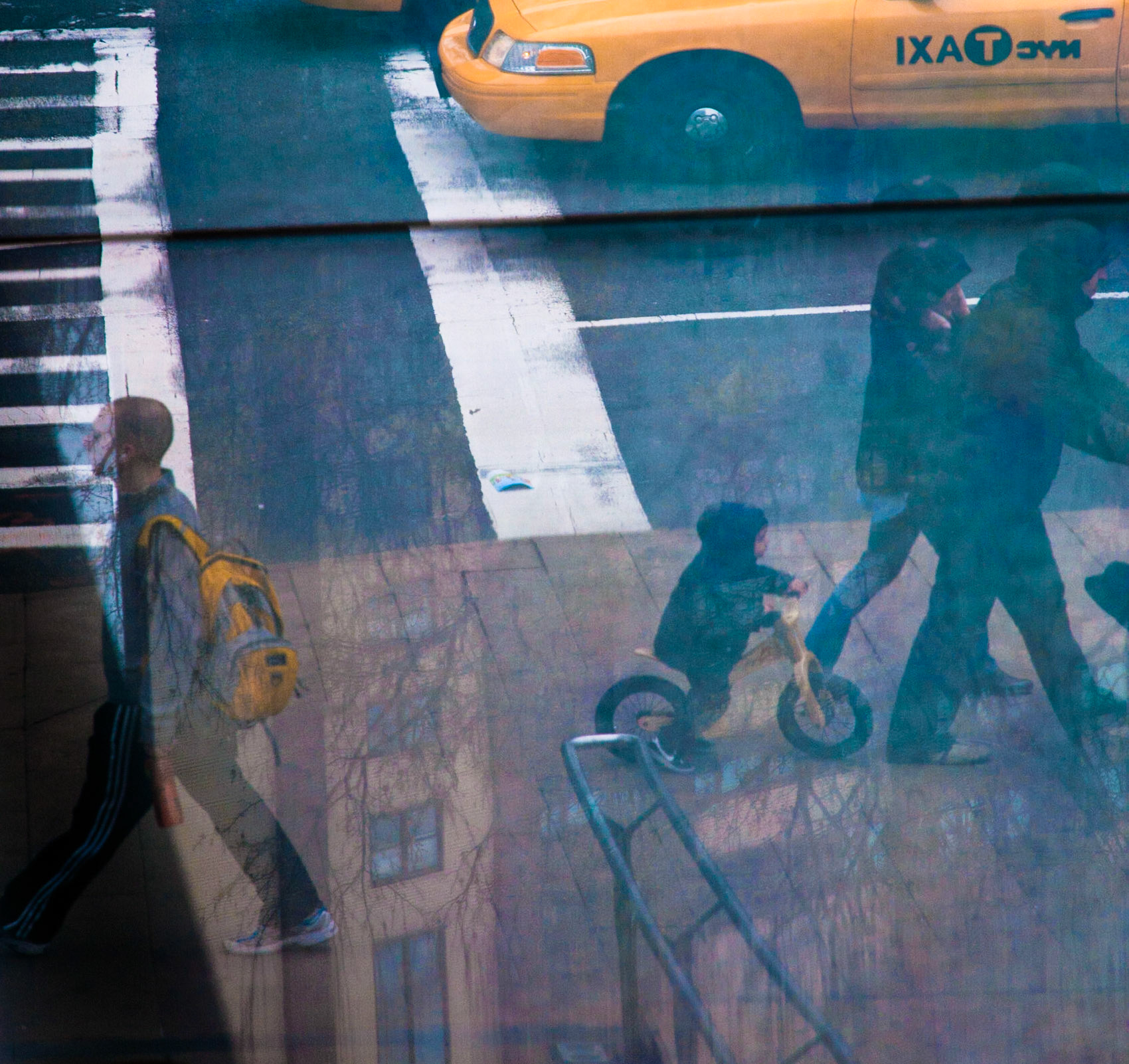 Street reflections, New York, 2012