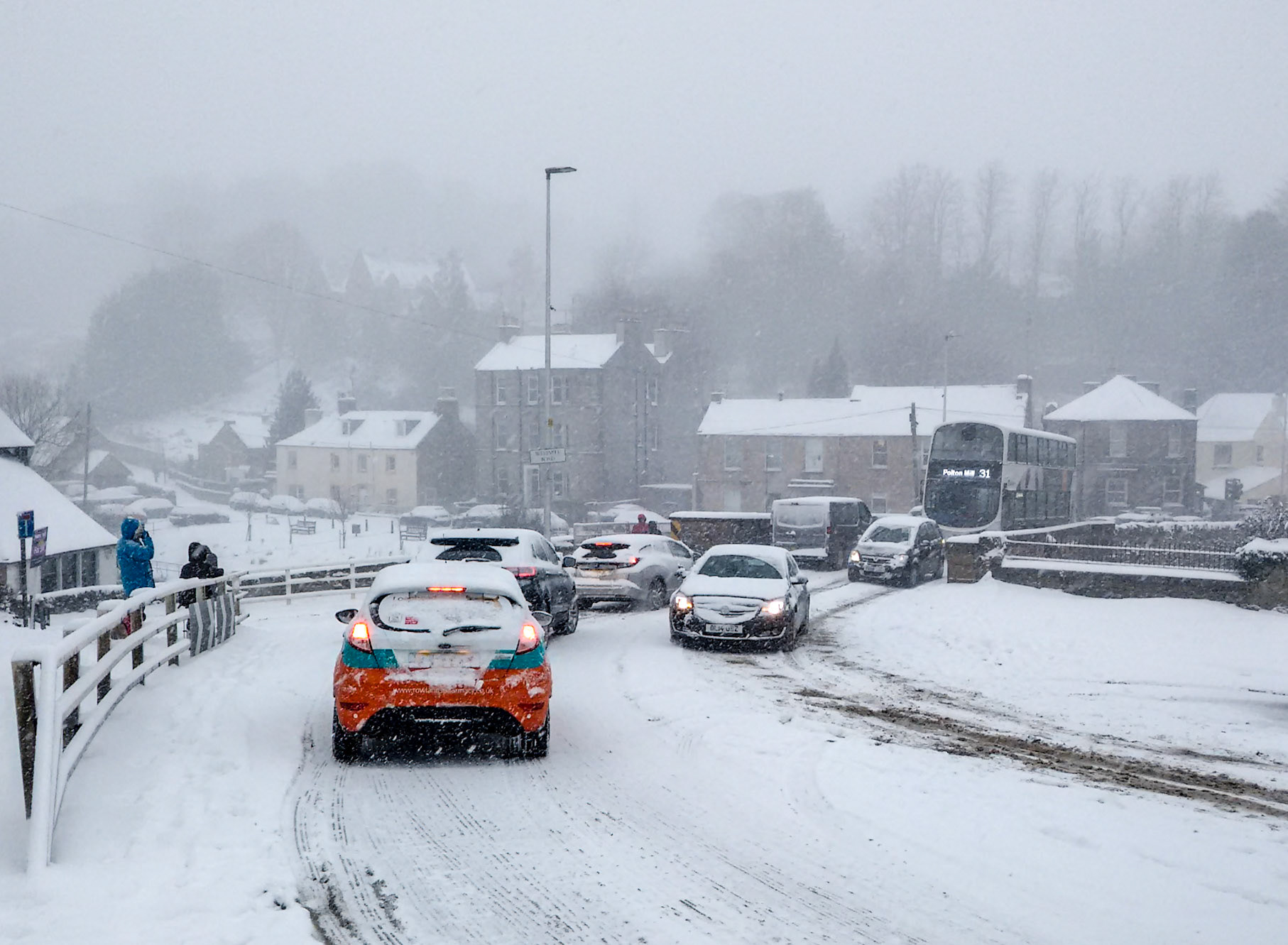 Lasswade in Winter, Midlothian, 2018