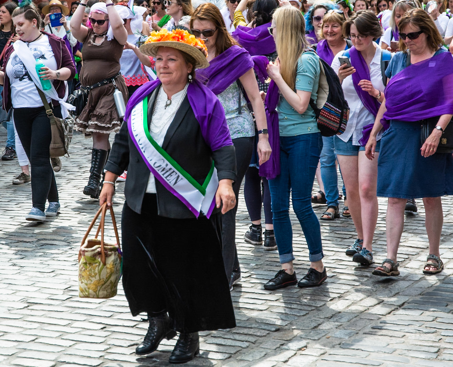 March to Celebrate the Centenary of Women Getting the Vote, Edinburgh, 2018